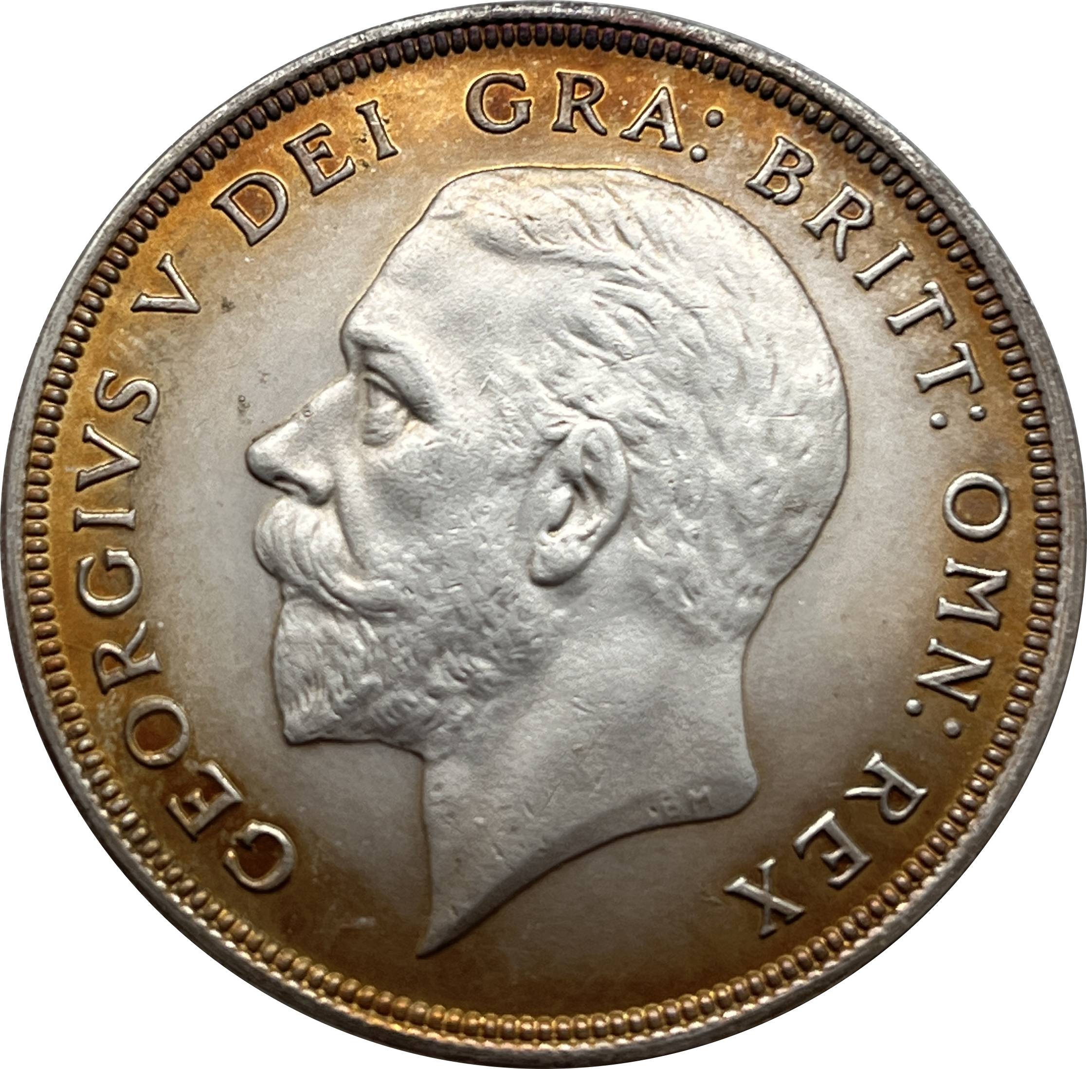 United Kingdom 1 Crown 1927 1928 1929 1930 1931 1932 1933 1934 1936 George V Wreath Crown Great Britain Silver Plated  Replica Coin Commemorative Medal,Historical Collectible Art Craft For Enthusiasts