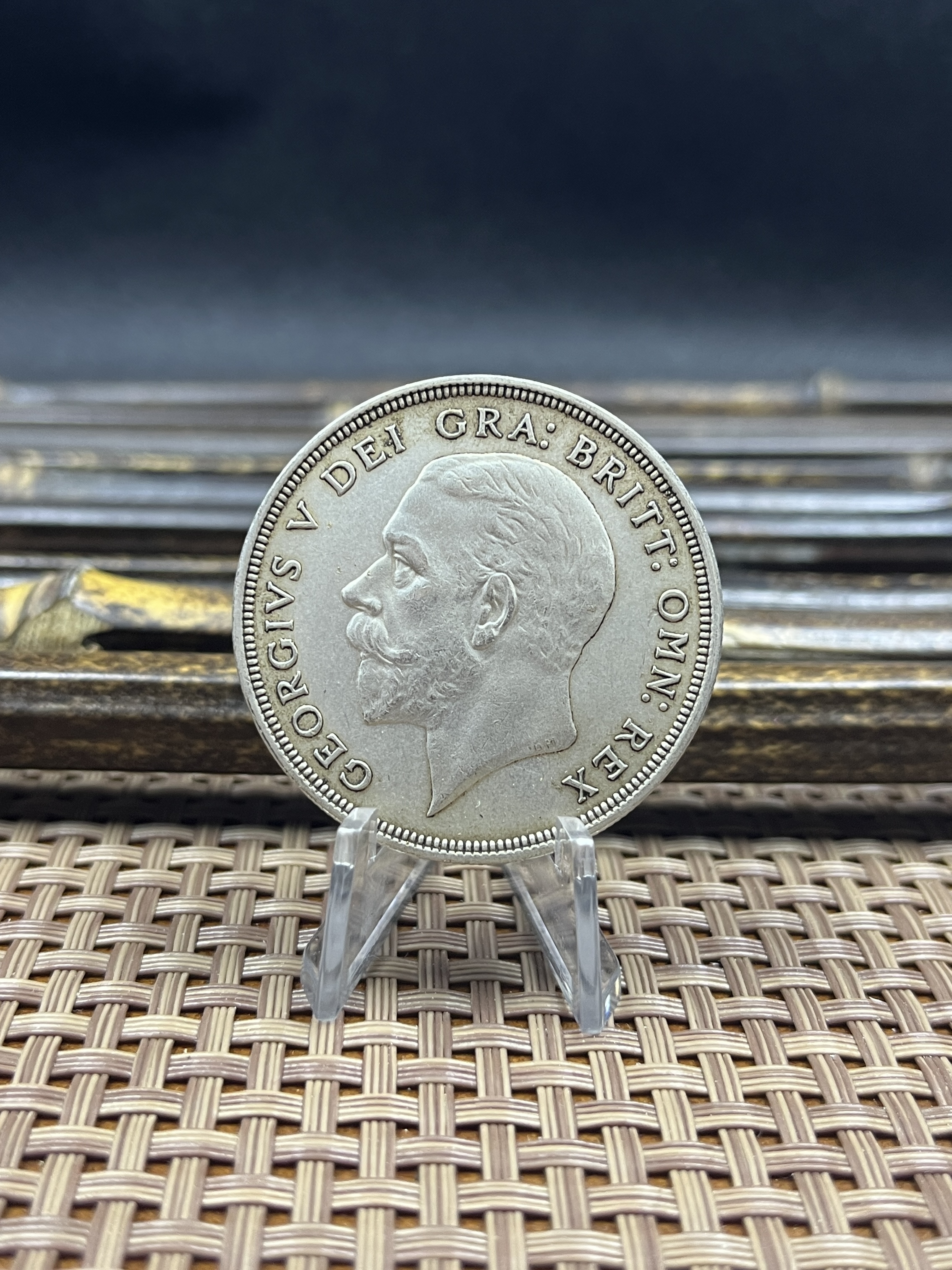 United Kingdom 1 Crown 1927 1928 1929 1930 1931 1932 1933 1934 1936 George V Wreath Crown Great Britain Silver Plated  Replica Coin Commemorative Medal,Historical Collectible Art Craft For Enthusiasts
