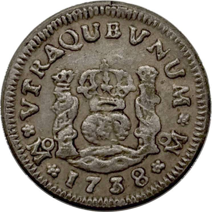 Mexico 1737 1738 Mo MF 1/2 Real Philip V New Spain Silver Plated Replica Coin Commemorative Medal,Historical Collectible Art Craft For Enthusiasts
