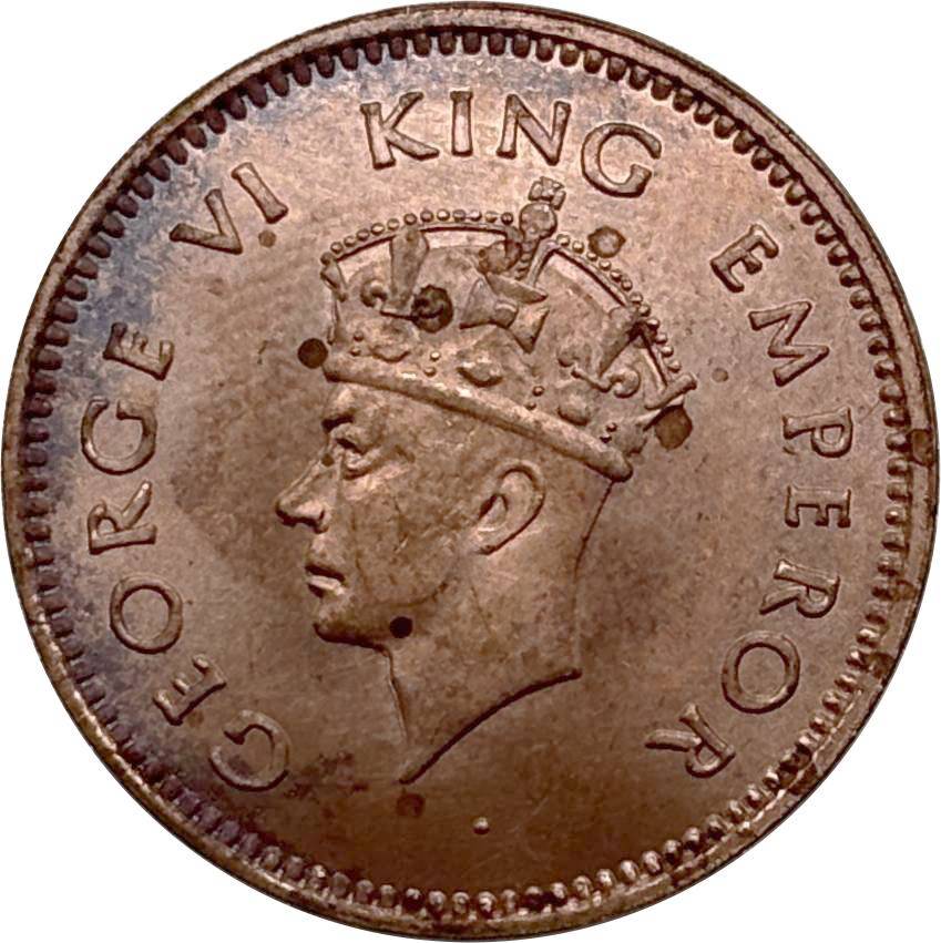 India British 1938 1/2 Pice George VI Copper Metal Replica Coin Commemorative Medal,Historical Collectible Art Craft For Enthusiasts