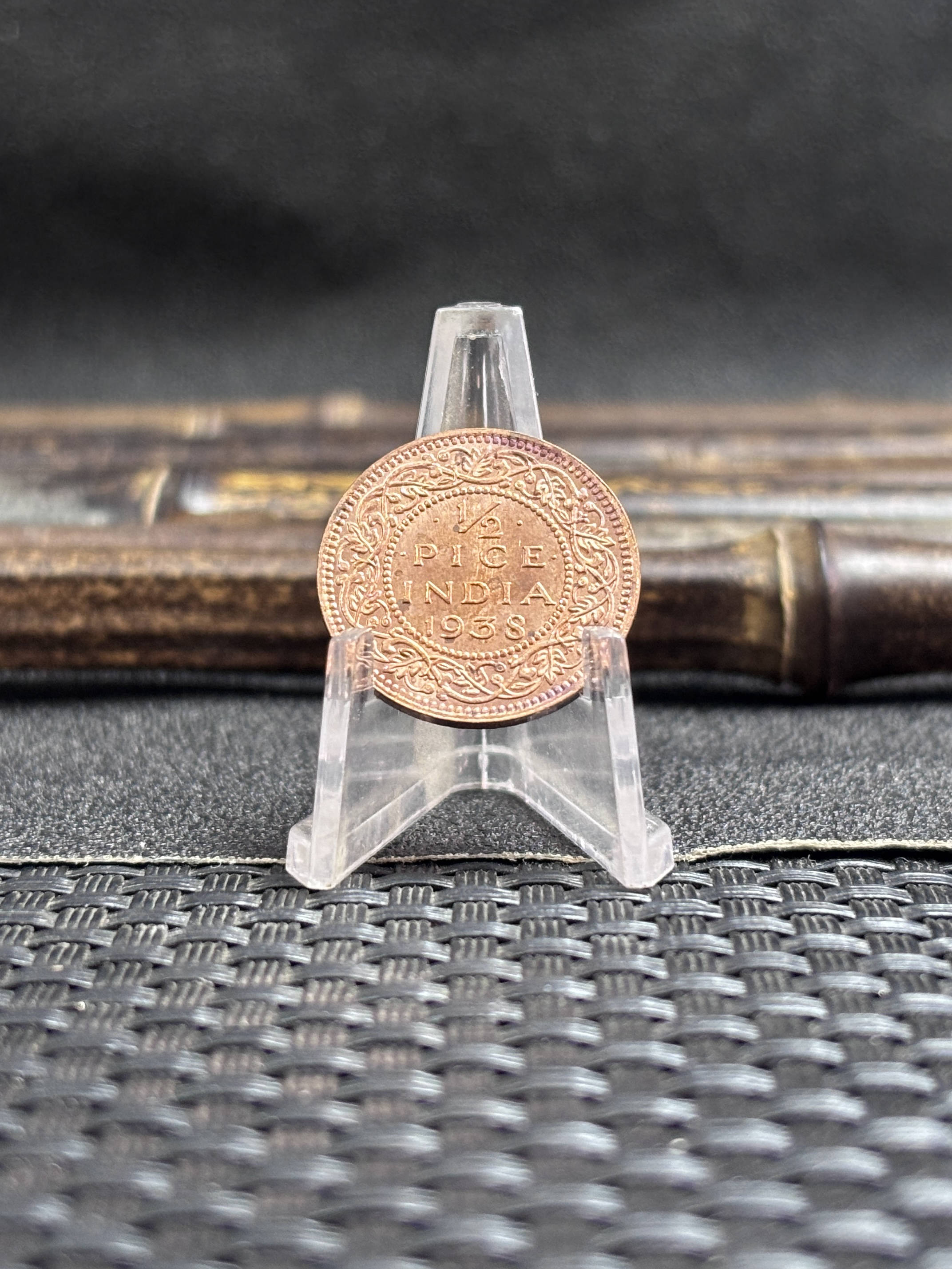 India British 1938 1/2 Pice George VI Copper Metal Replica Coin Commemorative Medal,Historical Collectible Art Craft For Enthusiasts