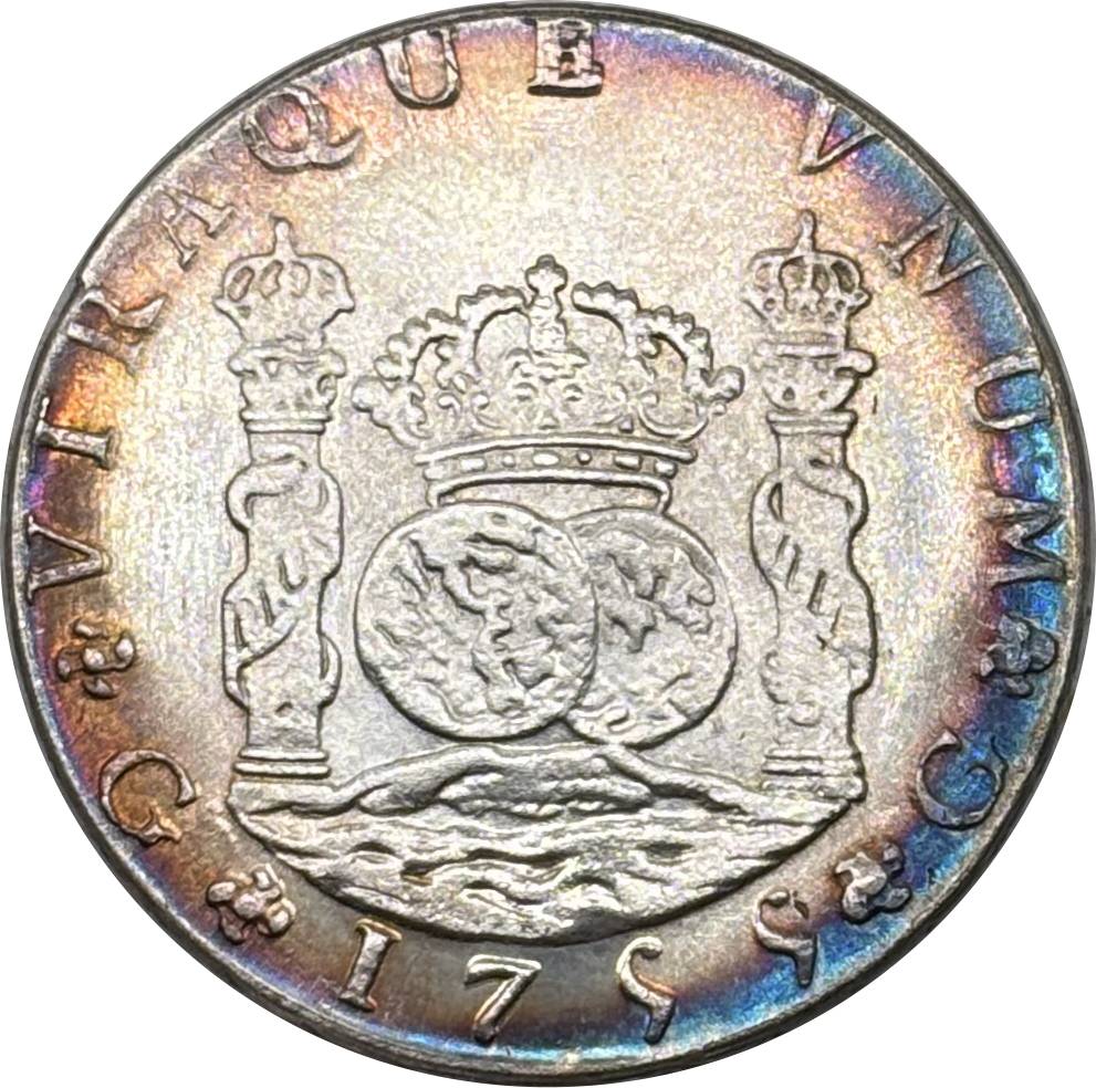Mexico 8 Reales Fernando VI 1756 1755 1753 1767 1770 Silver Plated Replica Coin Commemorative Medal,Historical Collectible Art Craft For Enthusiasts