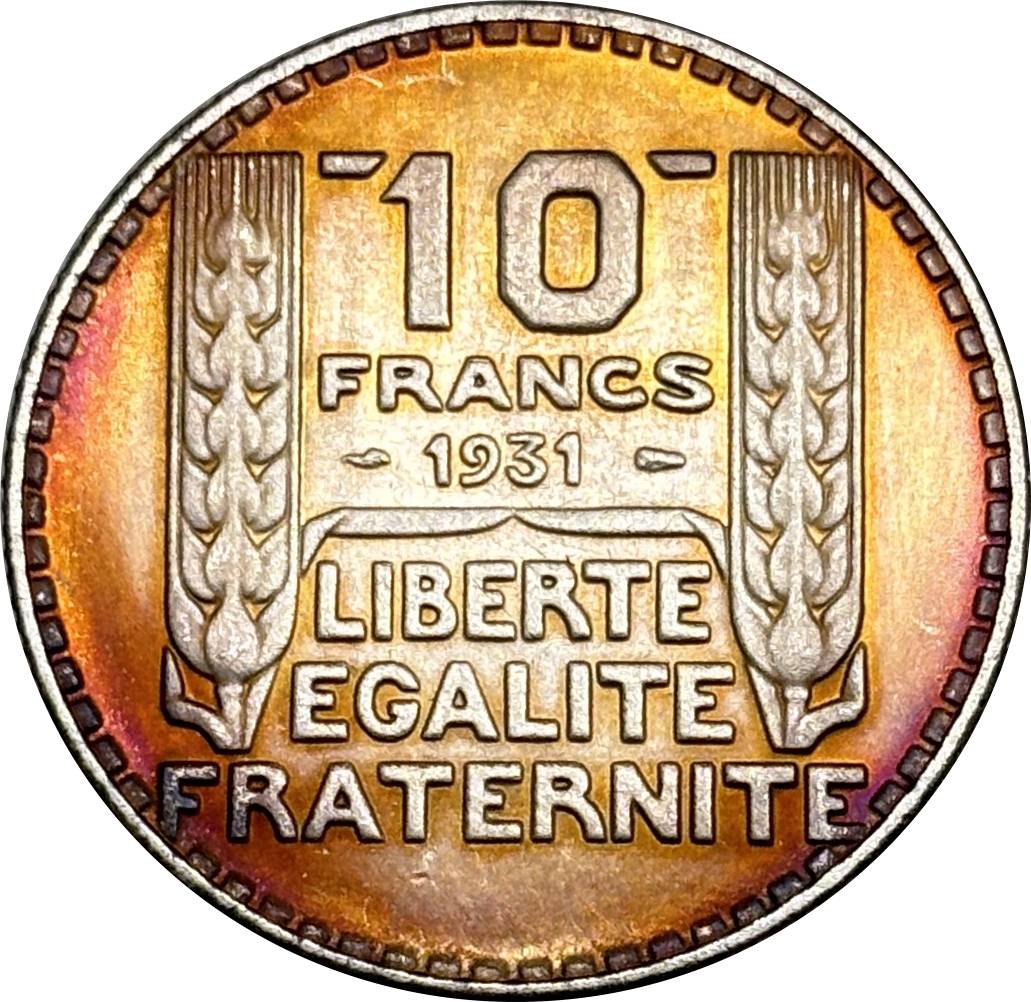 France 10 Francs 1930 1931 1932 1933 1934 Liberte Republic Silver Plated Replica Coin Commemorative Medal,Historical Collectible Art Craft For Enthusiasts