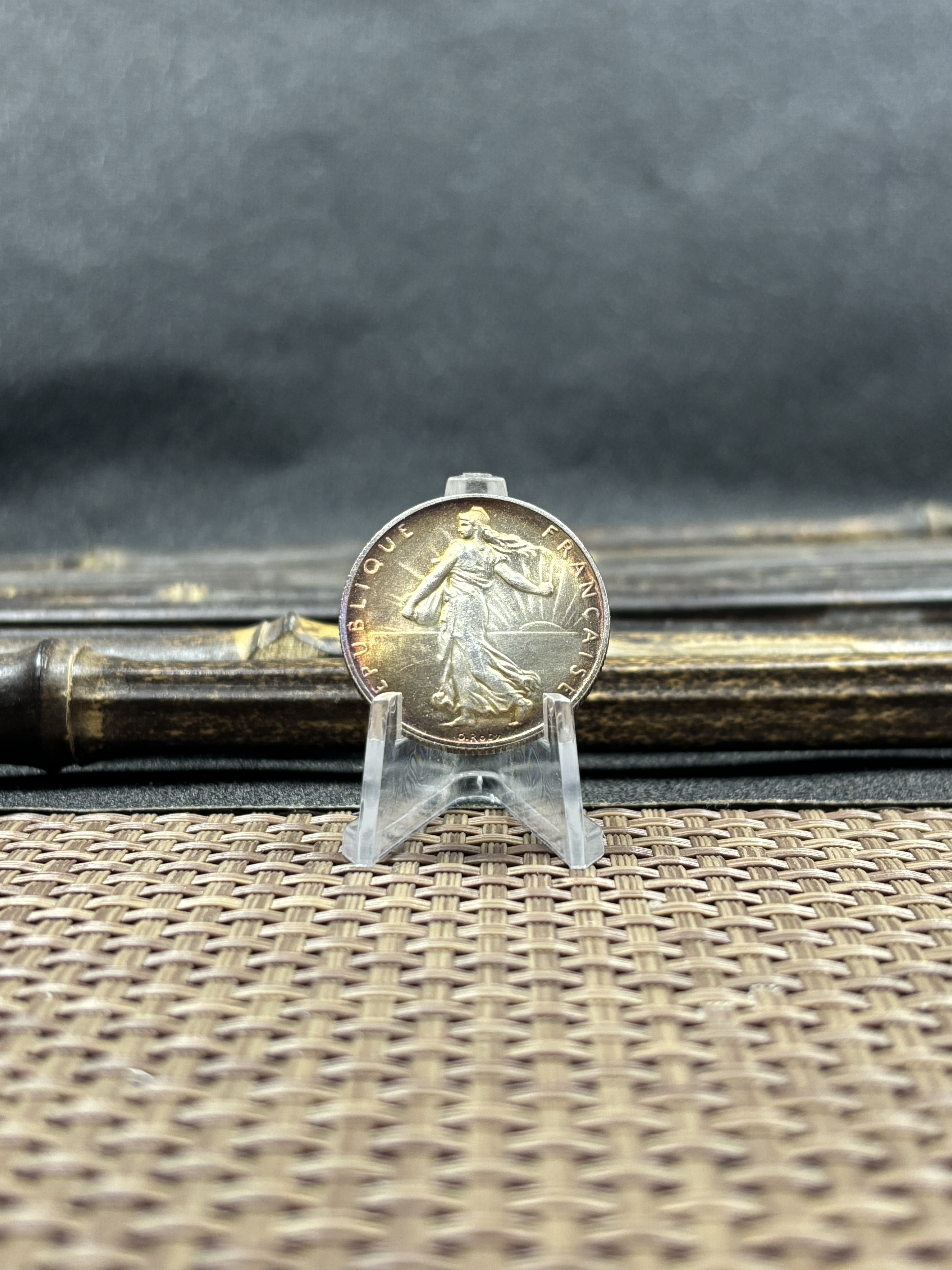 France 2 Francs 1914 -1917 4 Pcs Selling Liberte Silver Plated Replica Coin Commemorative Medal,Historical Collectible Art Craft For Enthusiasts