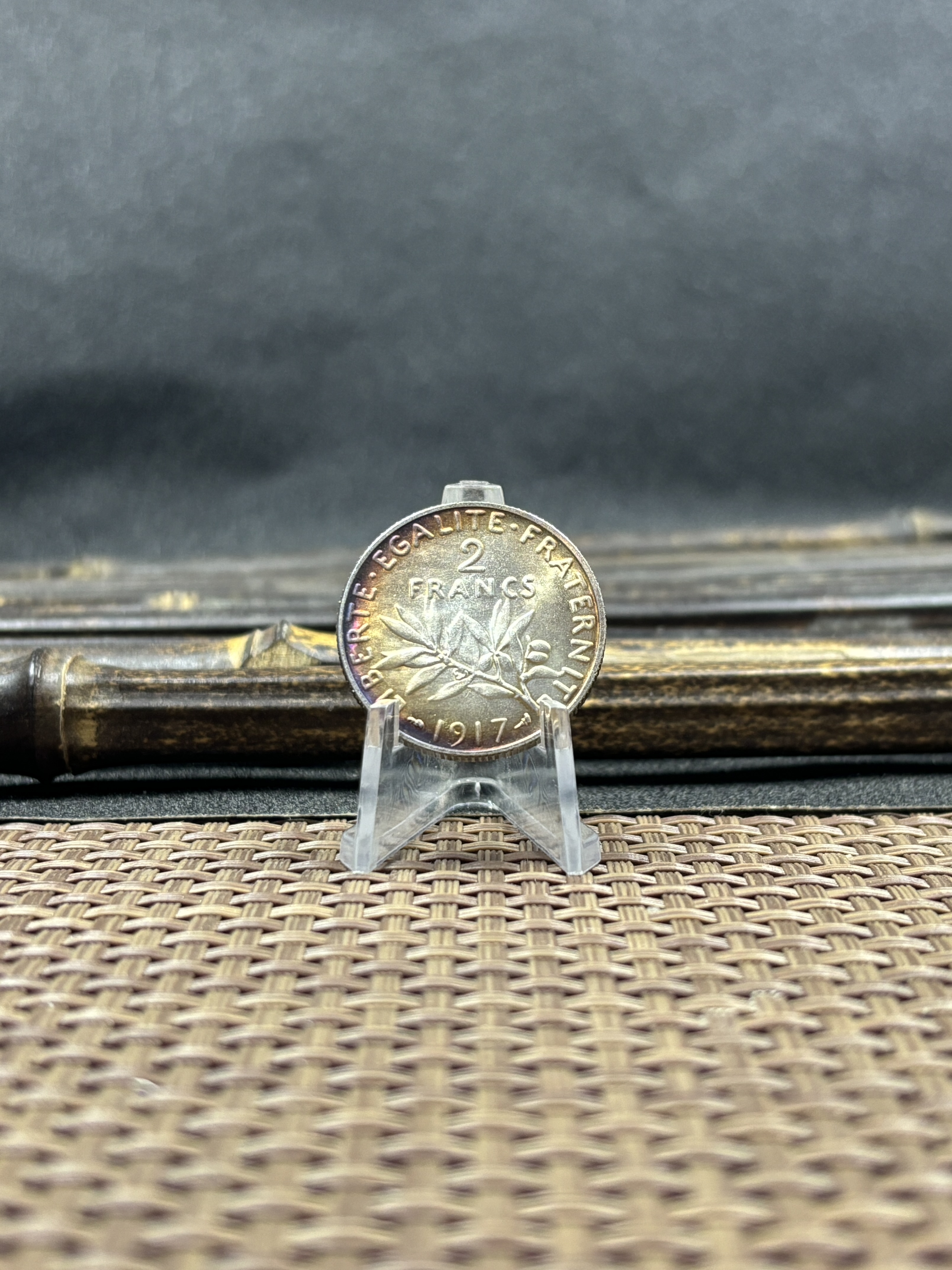 France 2 Francs 1914 -1917 4 Pcs Selling Liberte Silver Plated Replica Coin Commemorative Medal,Historical Collectible Art Craft For Enthusiasts