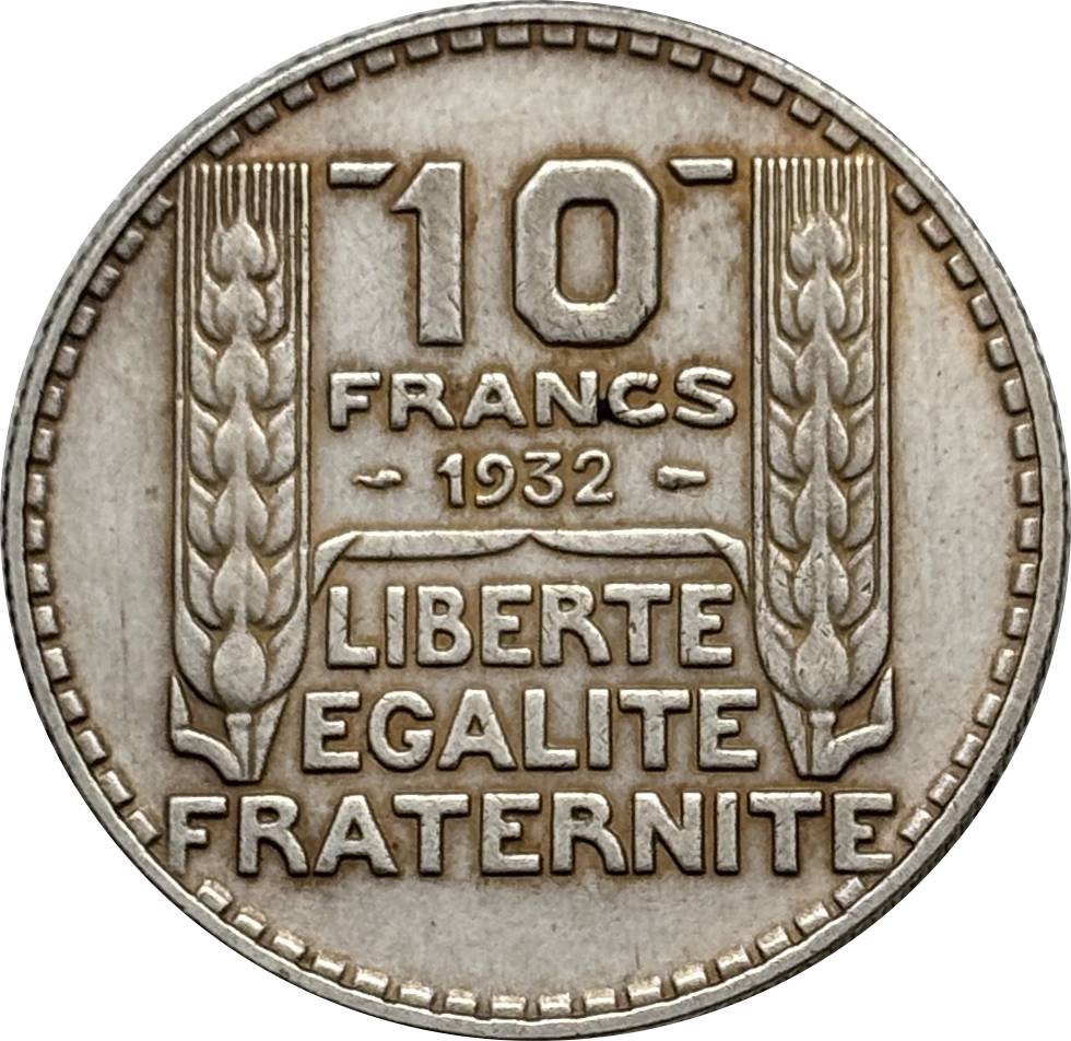 France 10 Francs 1930 1931 1932 1933 1934 Liberte Republic Silver Plated Replica Coin Commemorative Medal,Historical Collectible Art Craft For Enthusiasts