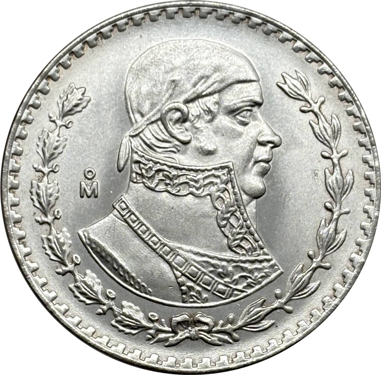 Mexico Republic 1 UN Peso Tepalcate 1957 1958 1959 1960 1961 1962 1963 1964 1965 1967 Silver Plated Replica Coin Commemorative Medal,Historical Collectible Art Craft For Enthusiasts