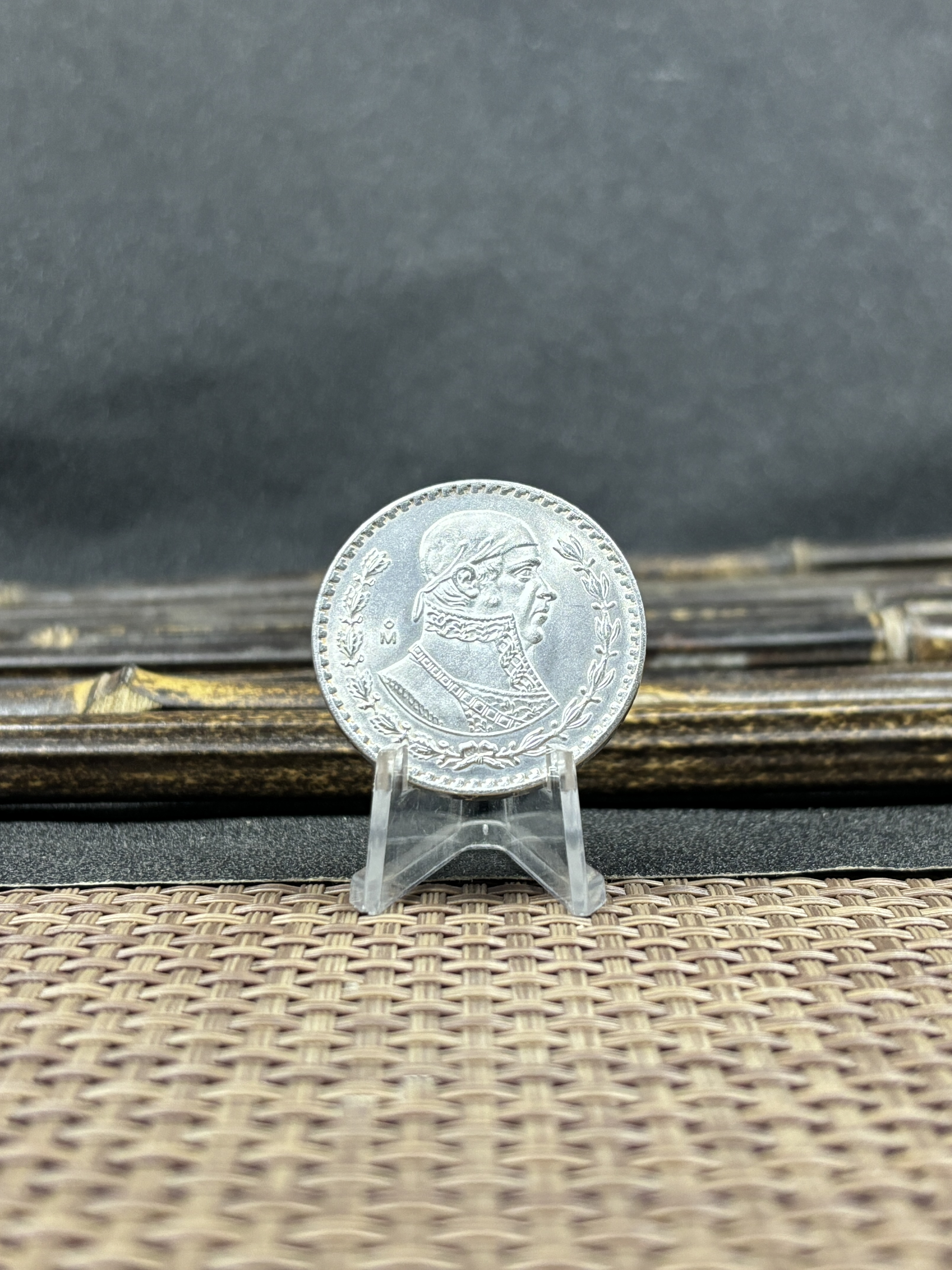 Mexico Republic 1 UN Peso Tepalcate 1957 1958 1959 1960 1961 1962 1963 1964 1965 1967 Silver Plated Replica Coin Commemorative Medal,Historical Collectible Art Craft For Enthusiasts