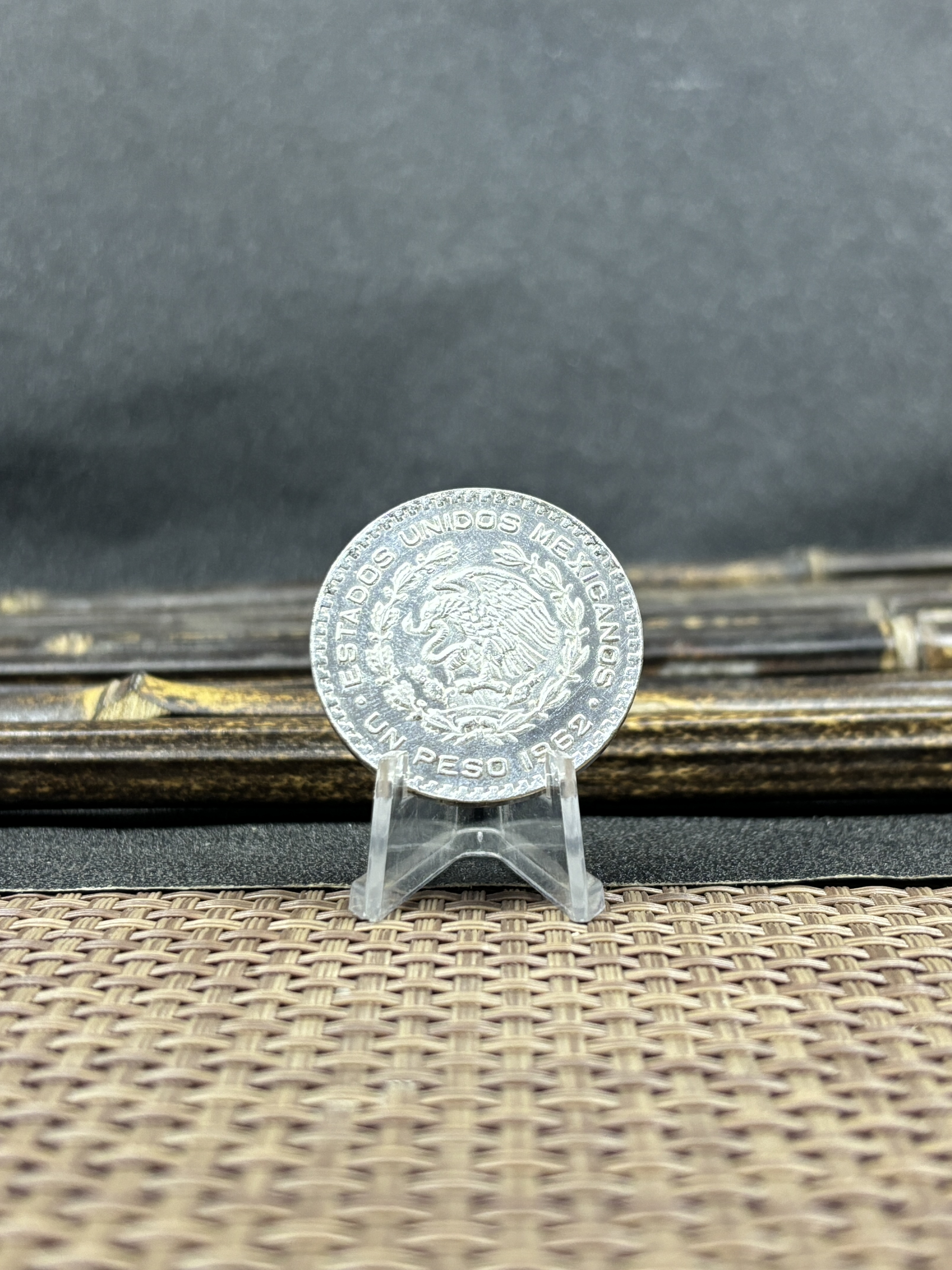 Mexico Republic 1 UN Peso Tepalcate 1957 1958 1959 1960 1961 1962 1963 1964 1965 1967 Silver Plated Replica Coin Commemorative Medal,Historical Collectible Art Craft For Enthusiasts