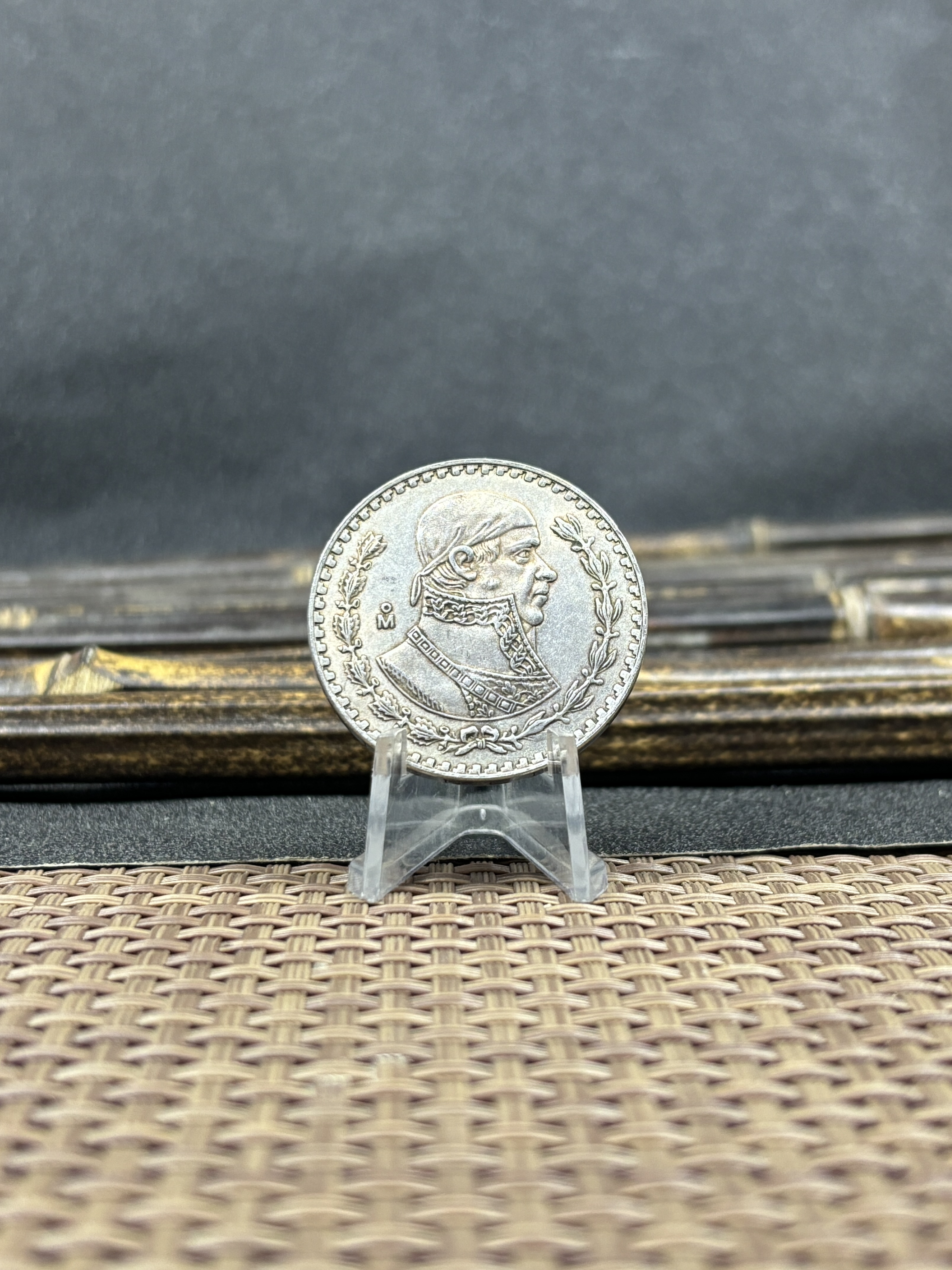 Mexico Republic 1 UN Peso Tepalcate 1957 1958 1959 1960 1961 1962 1963 1964 1965 1967 Silver Plated Replica Coin Commemorative Medal,Historical Collectible Art Craft For Enthusiasts