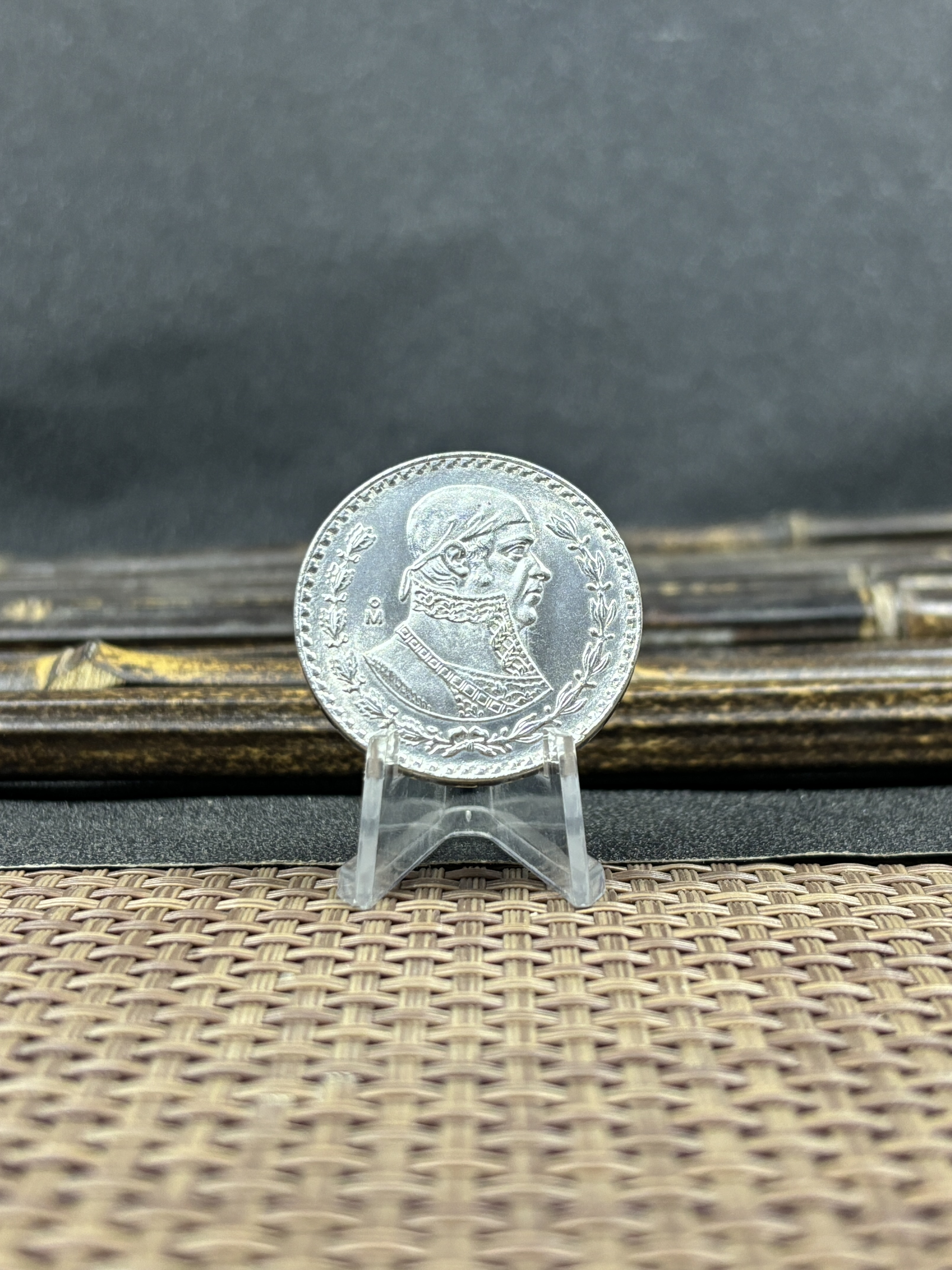 Mexico Republic 1 UN Peso Tepalcate 1957 1958 1959 1960 1961 1962 1963 1964 1965 1967 Silver Plated Replica Coin Commemorative Medal,Historical Collectible Art Craft For Enthusiasts
