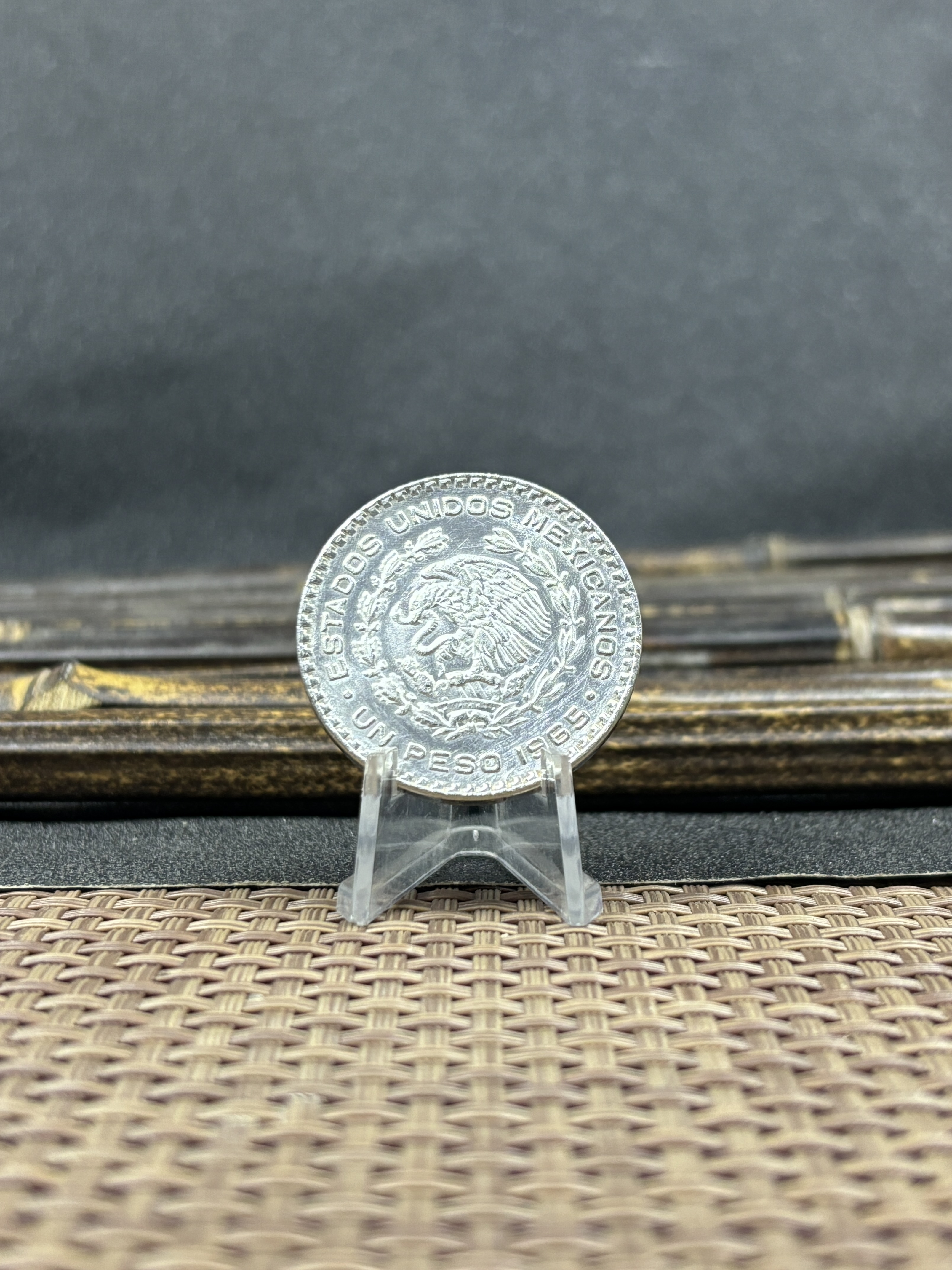 Mexico Republic 1 UN Peso Tepalcate 1957 1958 1959 1960 1961 1962 1963 1964 1965 1967 Silver Plated Replica Coin Commemorative Medal,Historical Collectible Art Craft For Enthusiasts