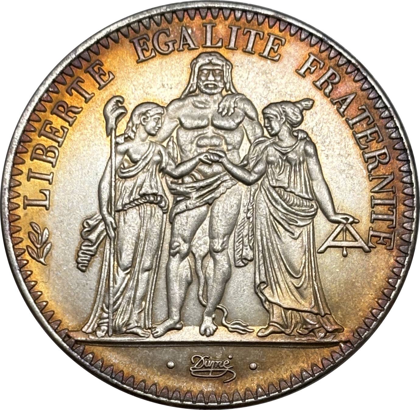 France 10 Francs 1965 1966 1967 1968 1969 1970 1971 Fifth Republic Metropolitan Silver Plated Replica Coin Commemorative Medal,Historical Collectible Art Craft For Enthusiasts