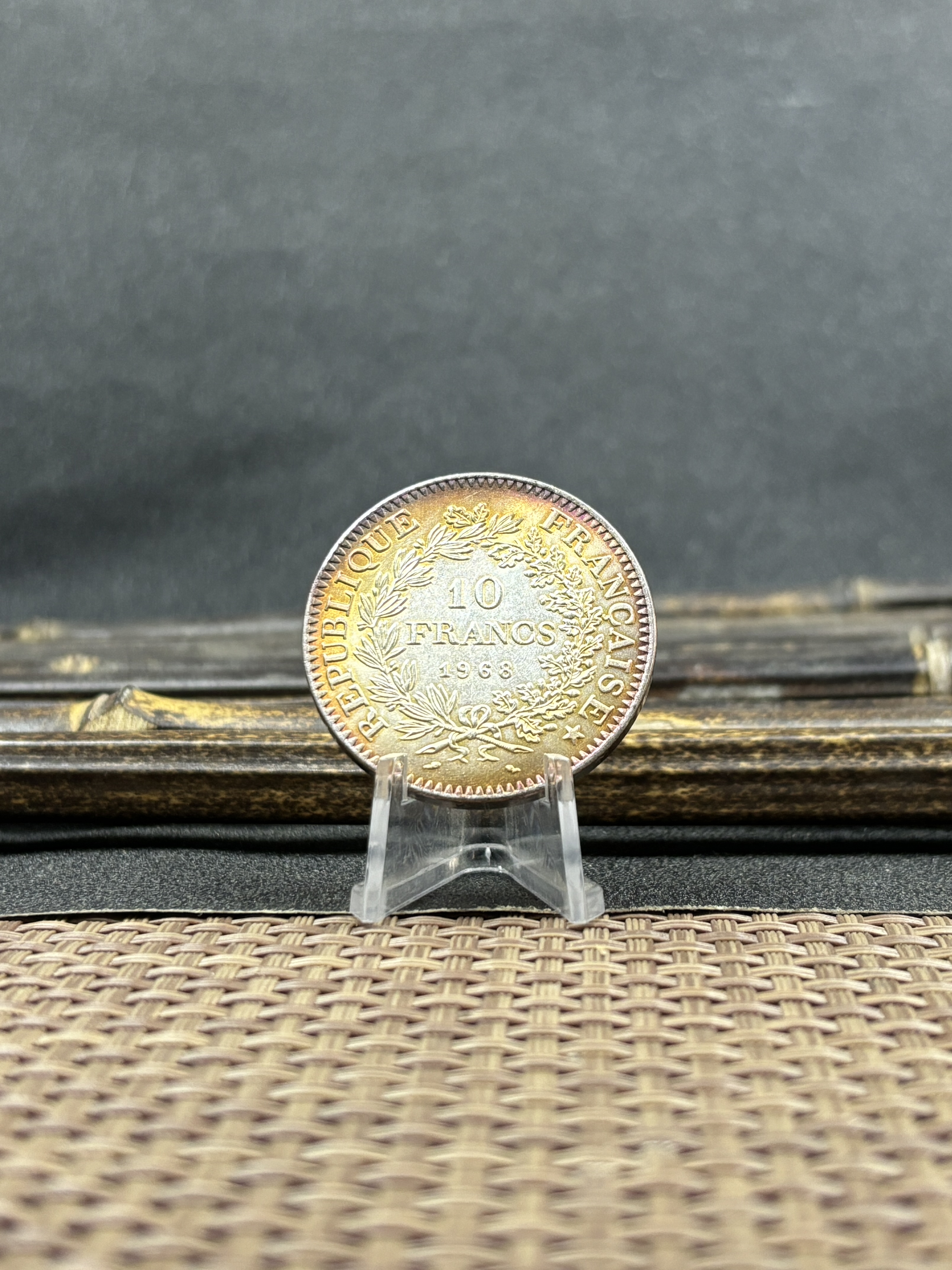 France Metropolitan 1965- 1973 10 Pcs Sell 10 Francs Fifth Republic Cupronickel Plated Silver Replica Coin Commemorative Medal,Historical Collectible Art Craft For Enthusiasts