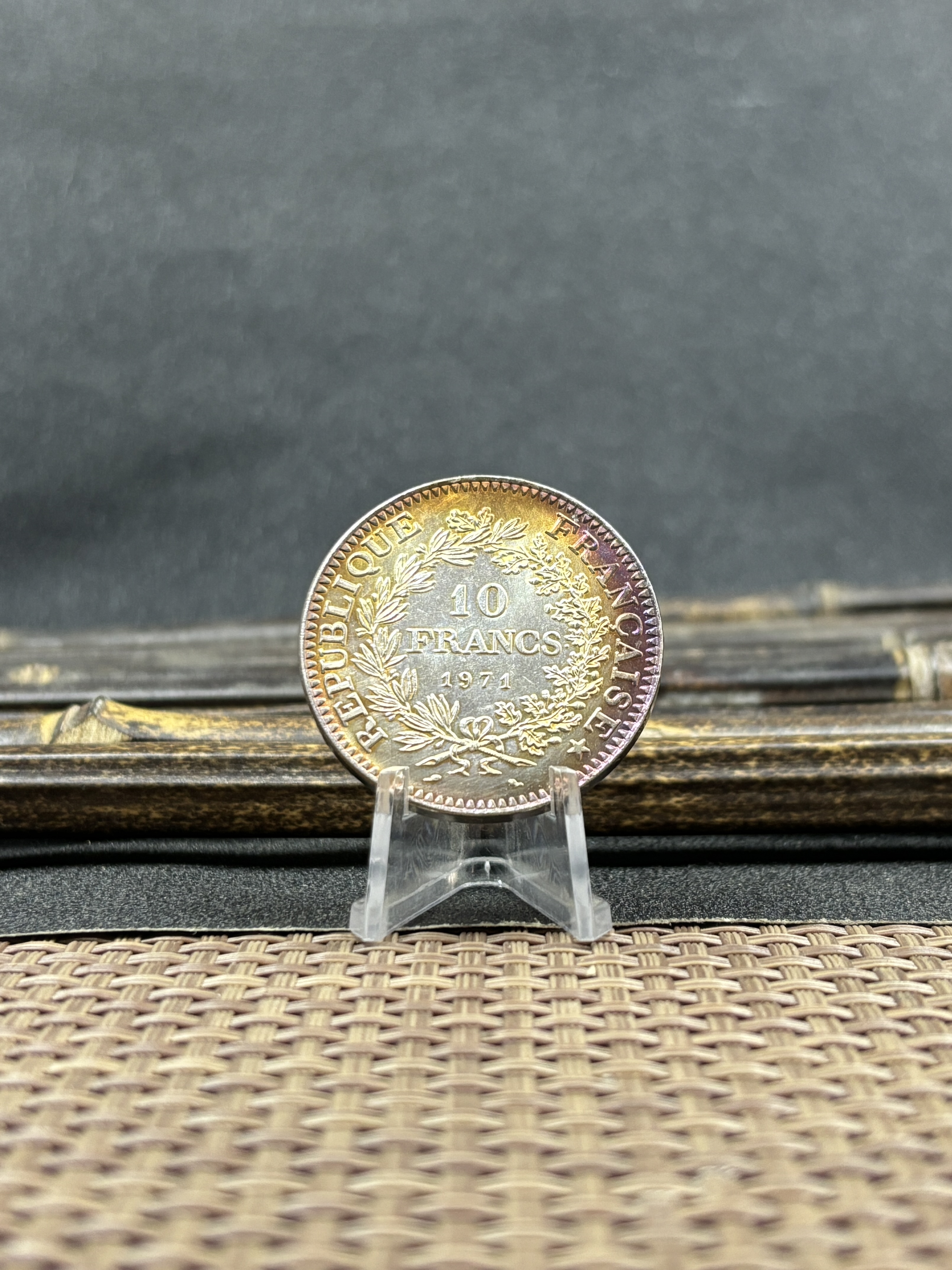 France 10 Francs 1965 1966 1967 1968 1969 1970 1971 Fifth Republic Metropolitan Silver Plated Replica Coin Commemorative Medal,Historical Collectible Art Craft For Enthusiasts