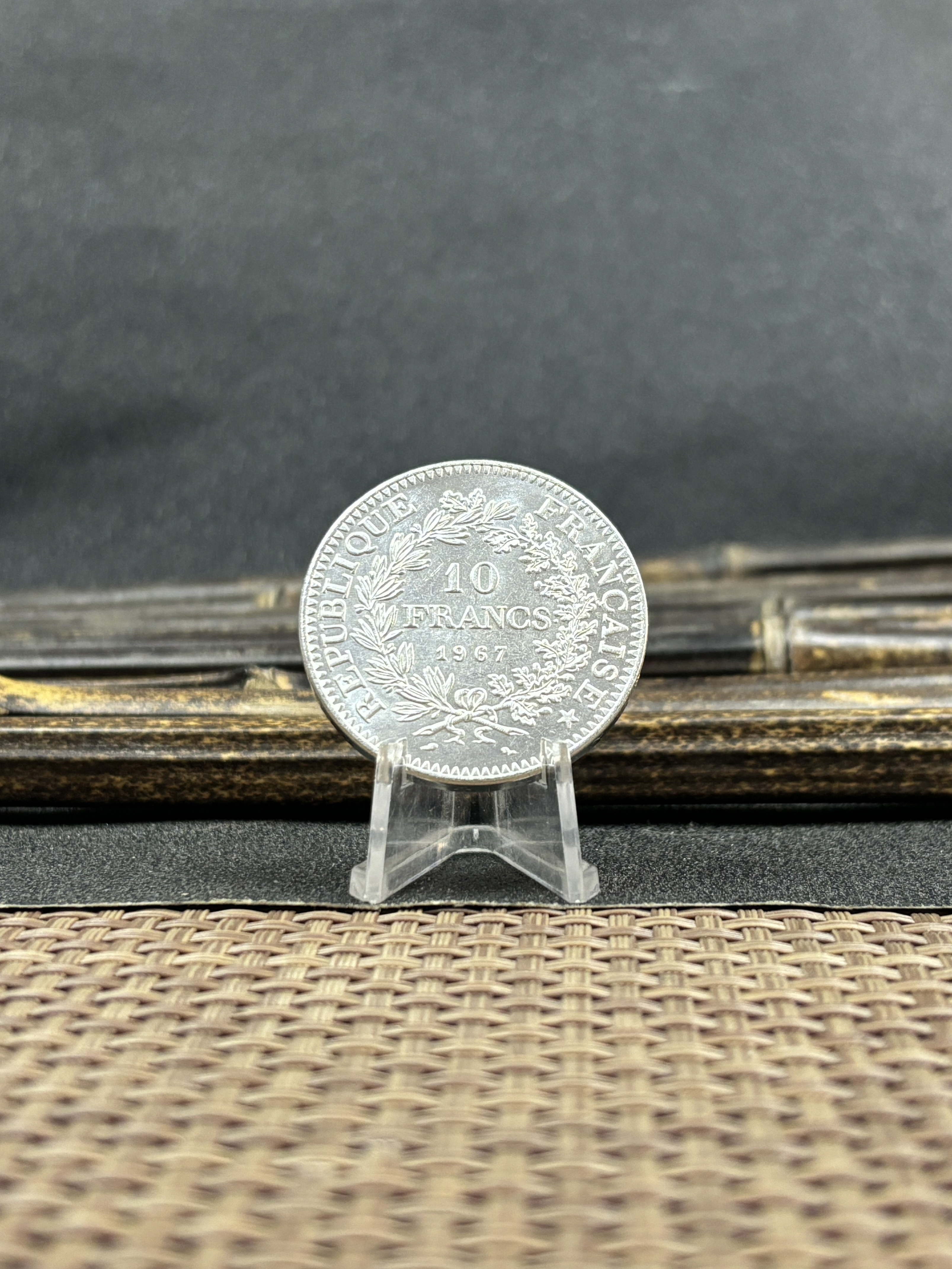 France Metropolitan 1965- 1973 10 Pcs Sell 10 Francs Fifth Republic Cupronickel Plated Silver Replica Coin Commemorative Medal,Historical Collectible Art Craft For Enthusiasts