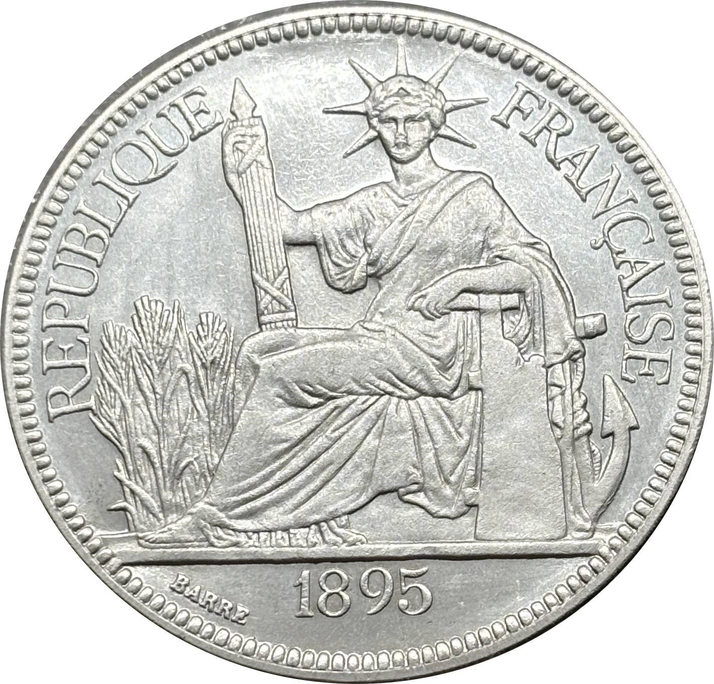 France Indochina 1 One Piastre 1886 1887 1888 1890 1895 1898 1899 1901 1906 1908 1909 1910 1913 1921 1922 1924 1925 1926 1927 1928 French Indochina Silver Plated Replica Coin Commemorative Medal,Historical Collectible Art Craft For Enthusiasts