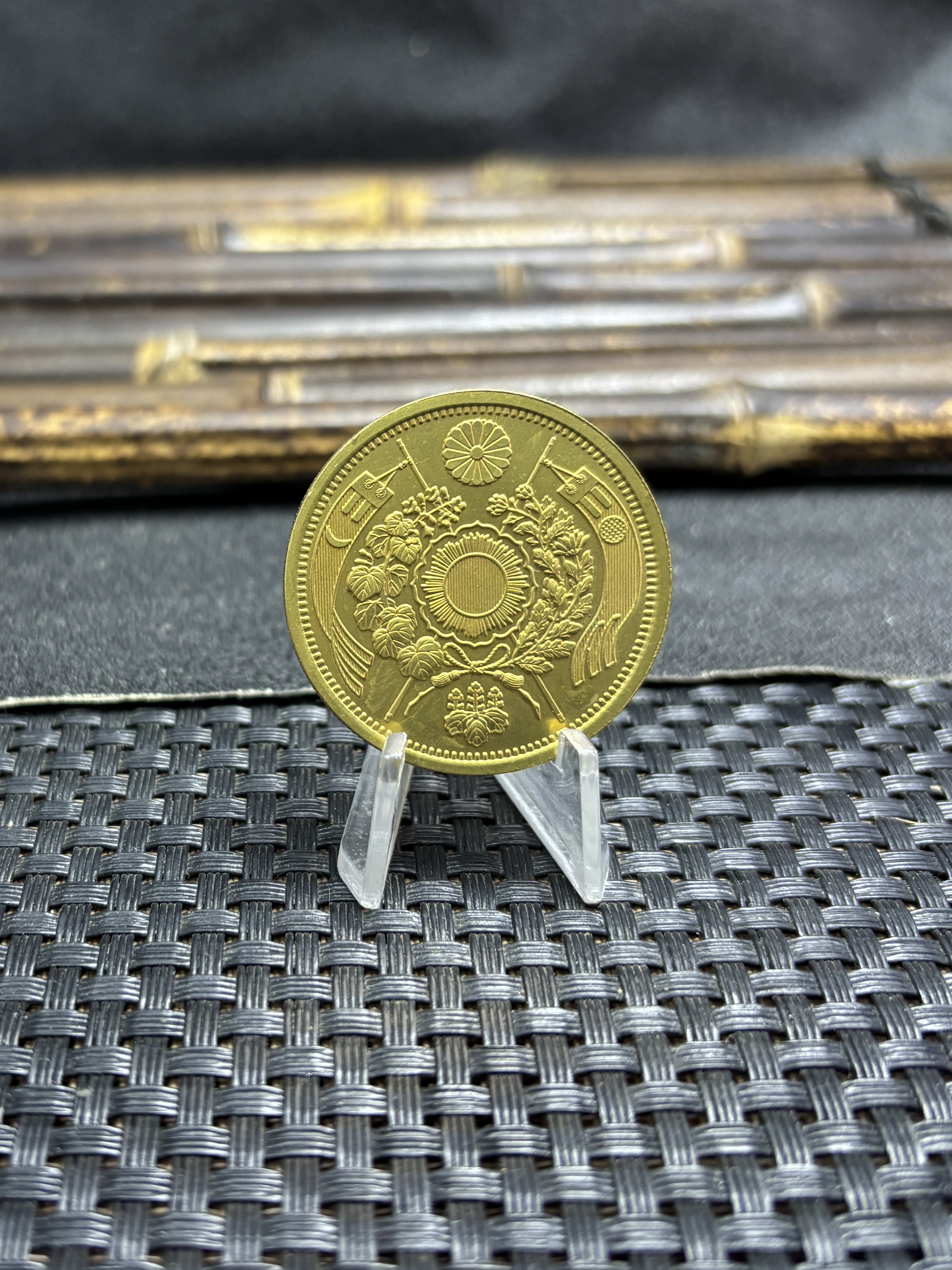 Great Japan 20 Twenty Yen Meiji 1870 - 1892 5 Pcs Pack Sell Gold Brass Replica Coin Commemorative Medal,Historical Collectible Art Craft For Enthusiasts