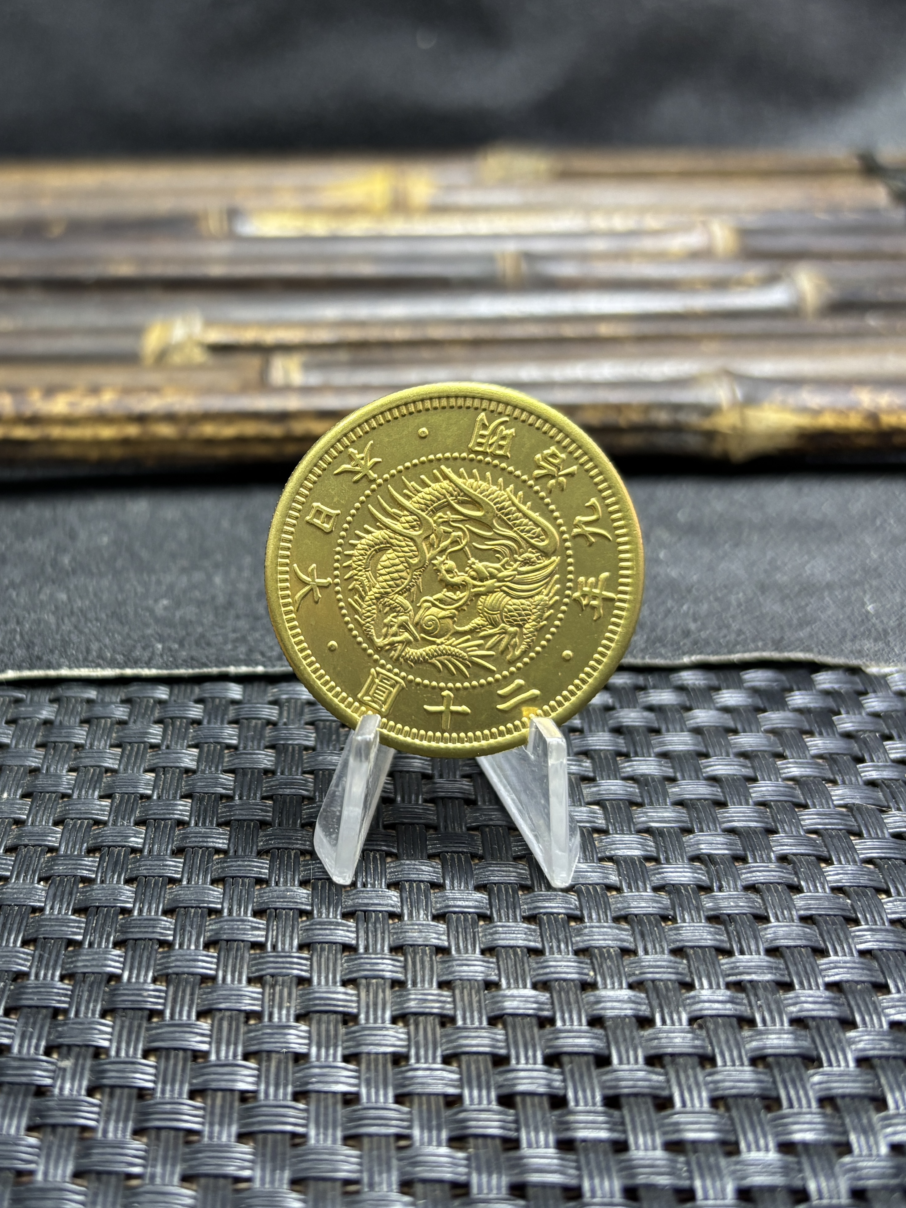 Great Japan 20 Twenty Yen Meiji 1870 - 1892 5 Pcs Pack Sell Gold Brass Replica Coin Commemorative Medal,Historical Collectible Art Craft For Enthusiasts