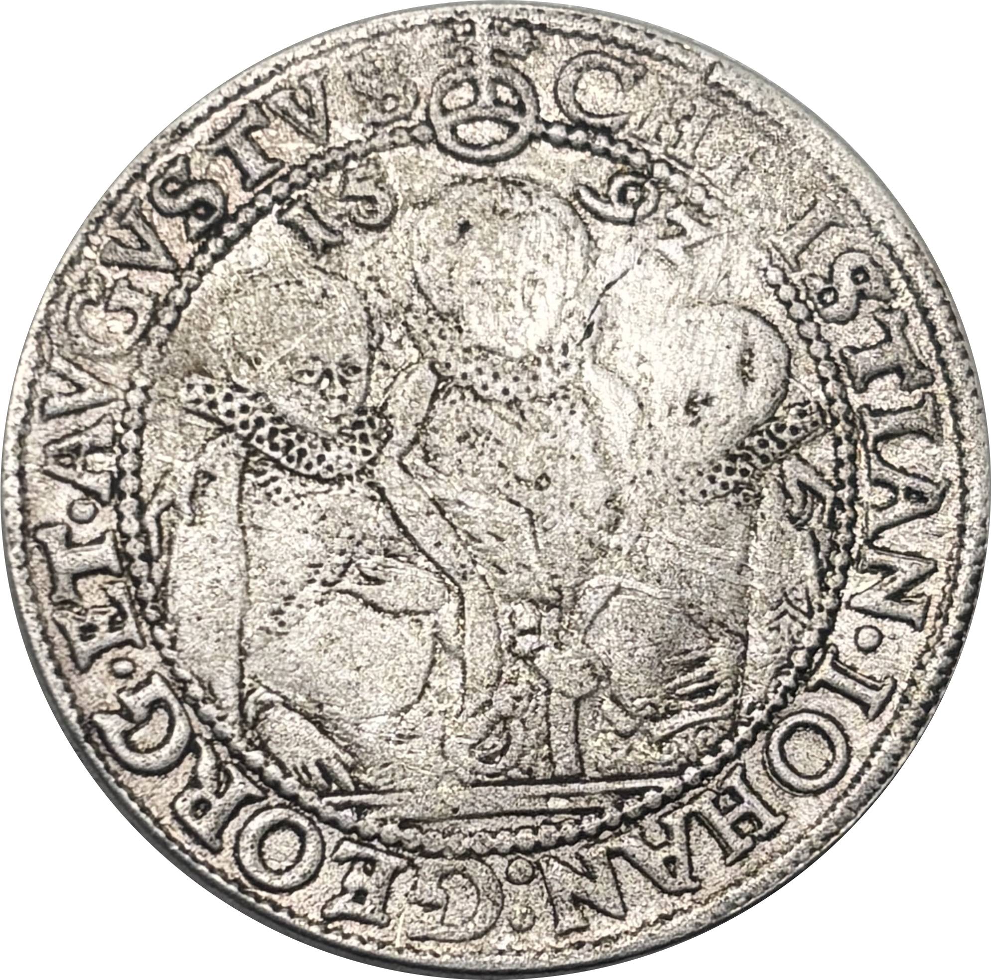 German States 1592 1 Thaler Christian II John George Augustus Three Brothers Thaler Silver Plated Metal Replica Coin Commemorative Medal,Historical Collectible Art Craft For Enthusiasts