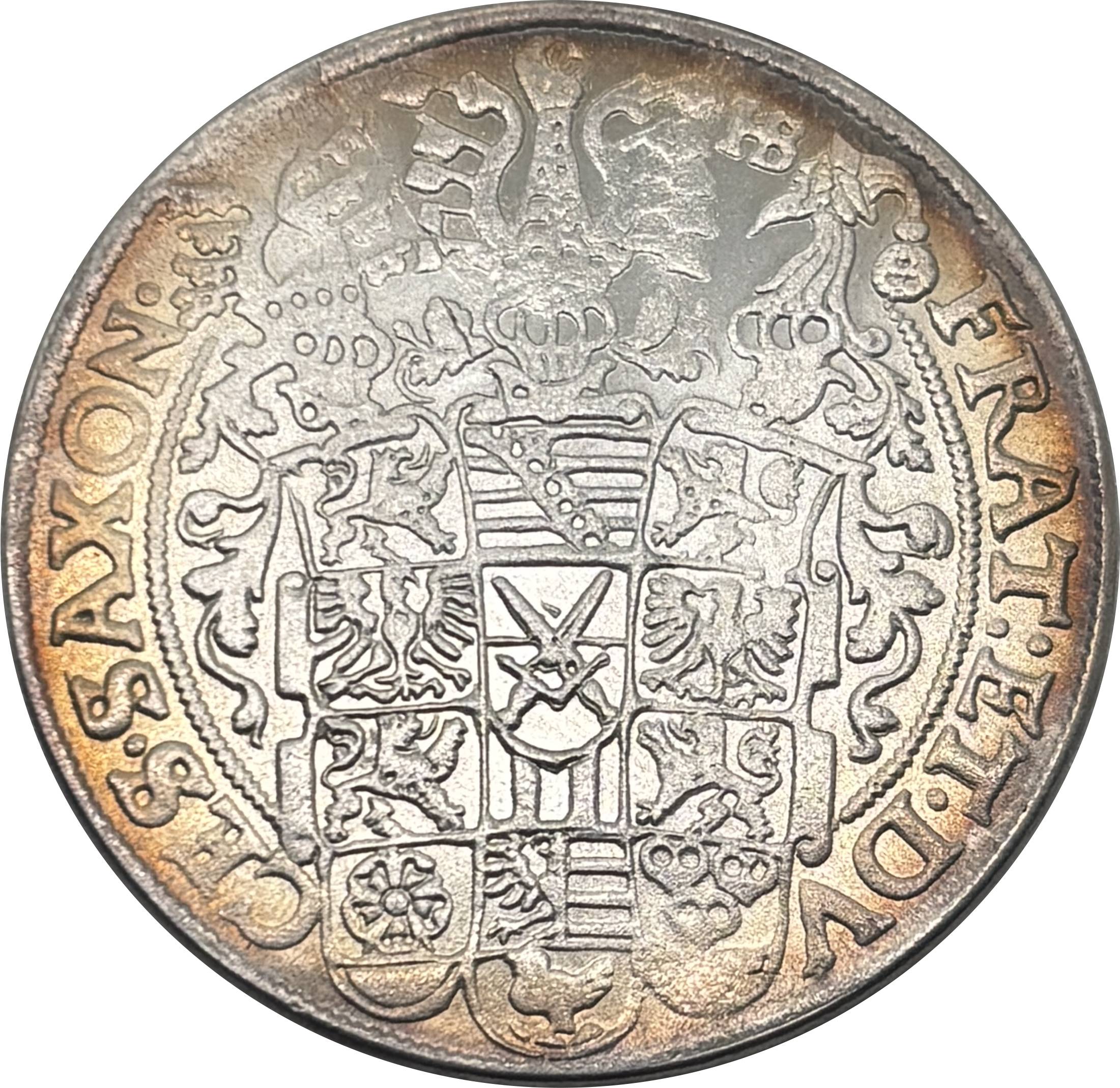 German States 1592 1 Thaler Christian II John George Augustus Three Brothers Thaler Silver Plated Metal Replica Coin Commemorative Medal,Historical Collectible Art Craft For Enthusiasts