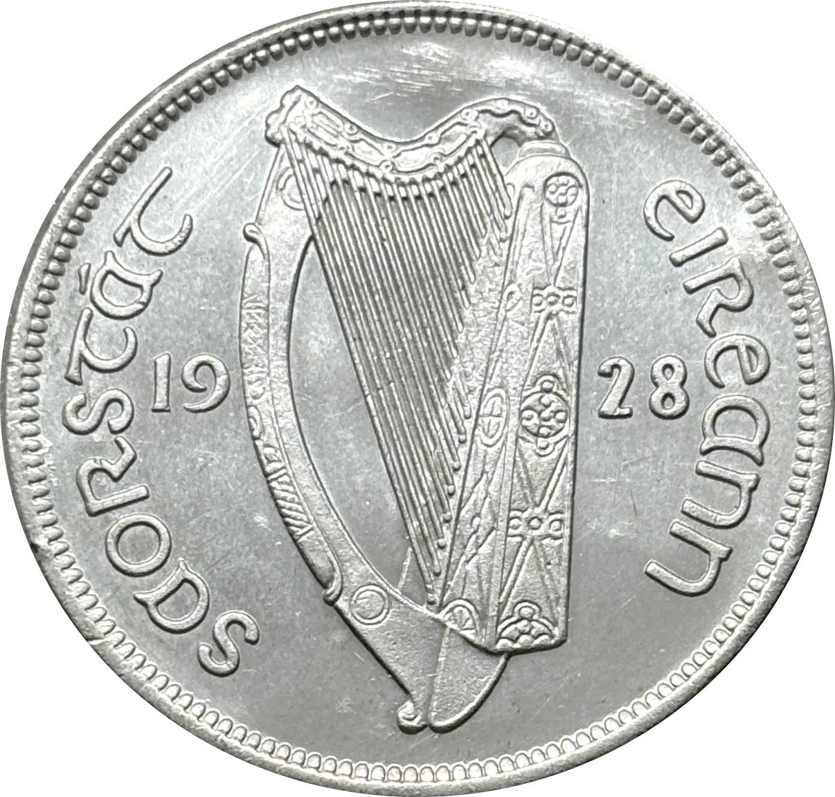 Ireland 1928 1930 1931 1933 1934 1937 Half Crown 2 Shillings 6 Pence Silver Plated Metal Replica Coin Commemorative Medal,Historical Collectible Art Craft For Enthusiasts