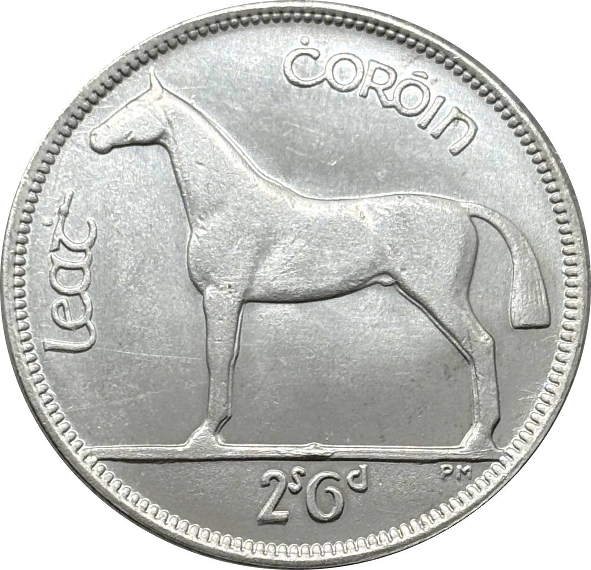 Ireland 1928 1930 1931 1933 1934 1937 Half Crown 2 Shillings 6 Pence Silver Plated Metal Replica Coin Commemorative Medal,Historical Collectible Art Craft For Enthusiasts
