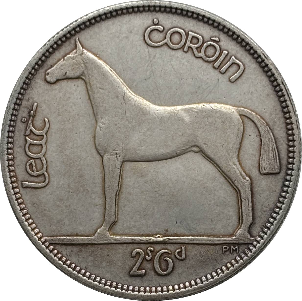 Ireland 1928 1930 1931 1933 1934 1937 Half Crown 2 Shillings 6 Pence Silver Plated Metal Replica Coin Commemorative Medal,Historical Collectible Art Craft For Enthusiasts