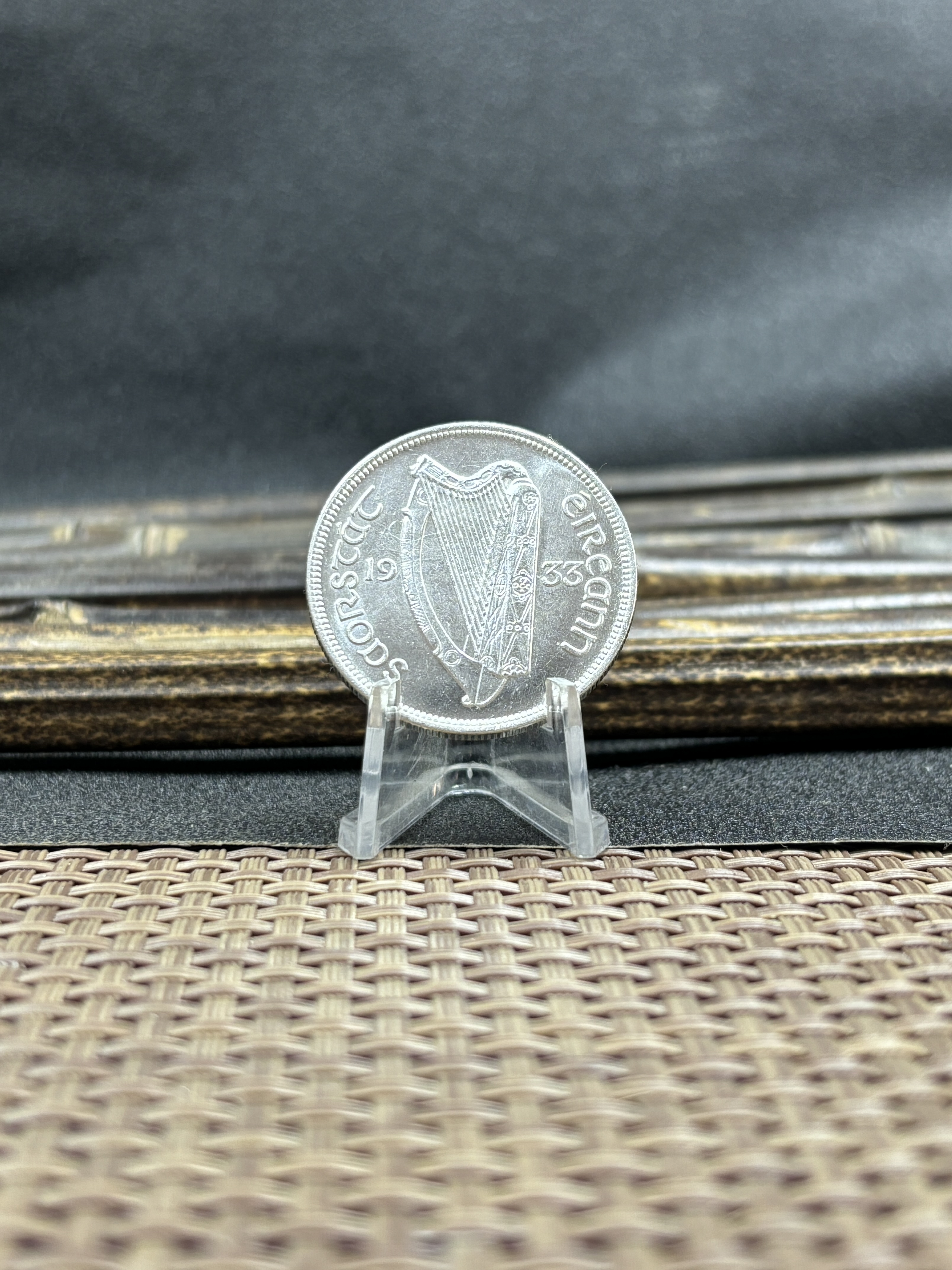 Ireland 1928 1930 1931 1933 1934 1937 Half Crown 2 Shillings 6 Pence Silver Plated Metal Replica Coin Commemorative Medal,Historical Collectible Art Craft For Enthusiasts