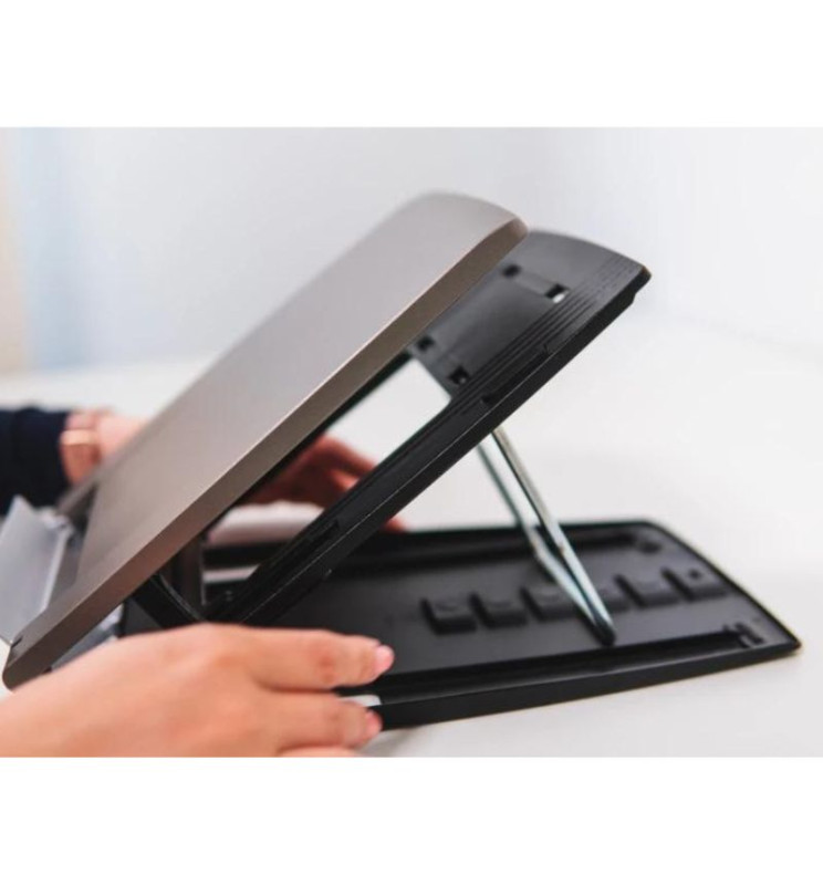 Support PC Portable Ergonomique Réglable et Pliable – 6 Niveaux