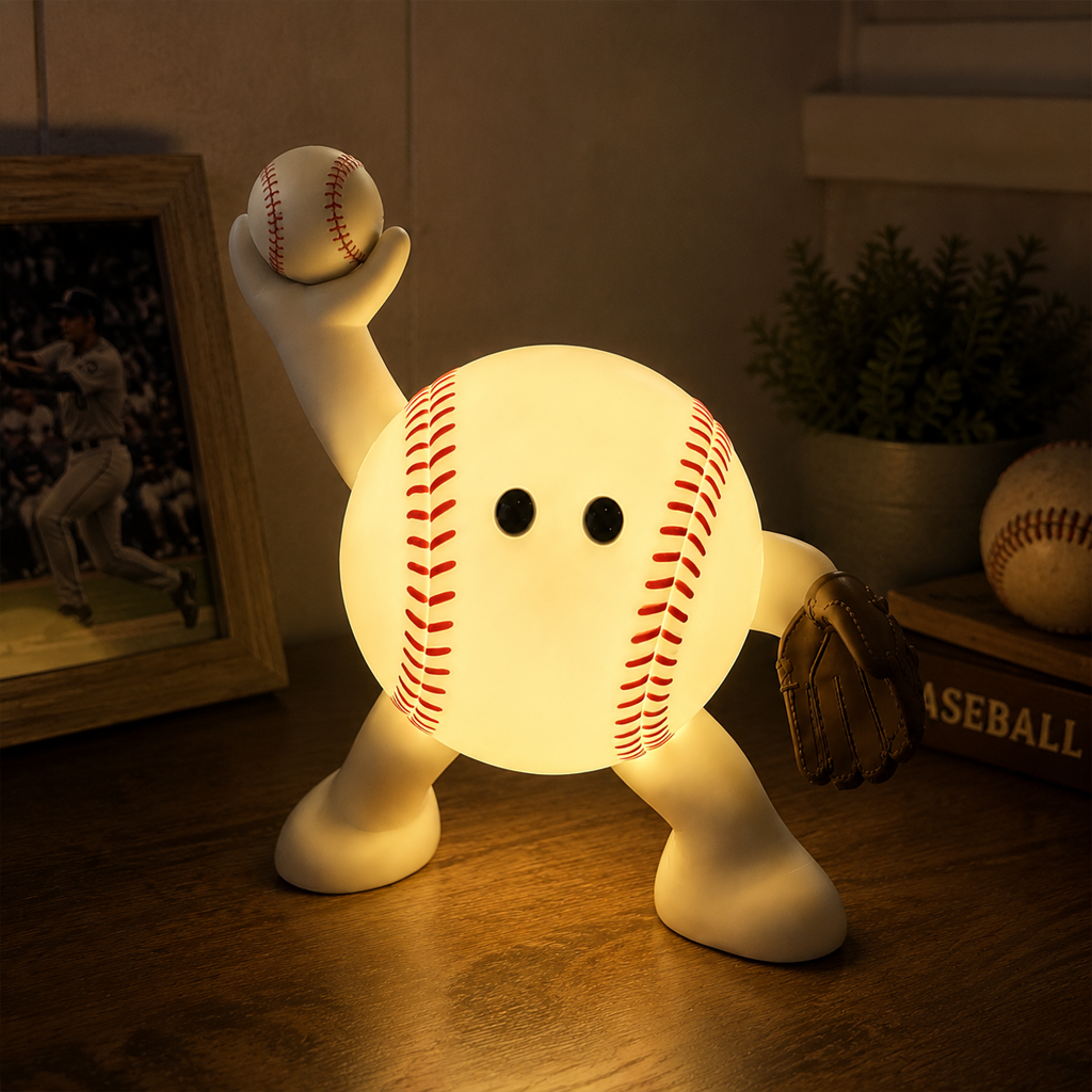 Softball Pitcher Night Light Buddy