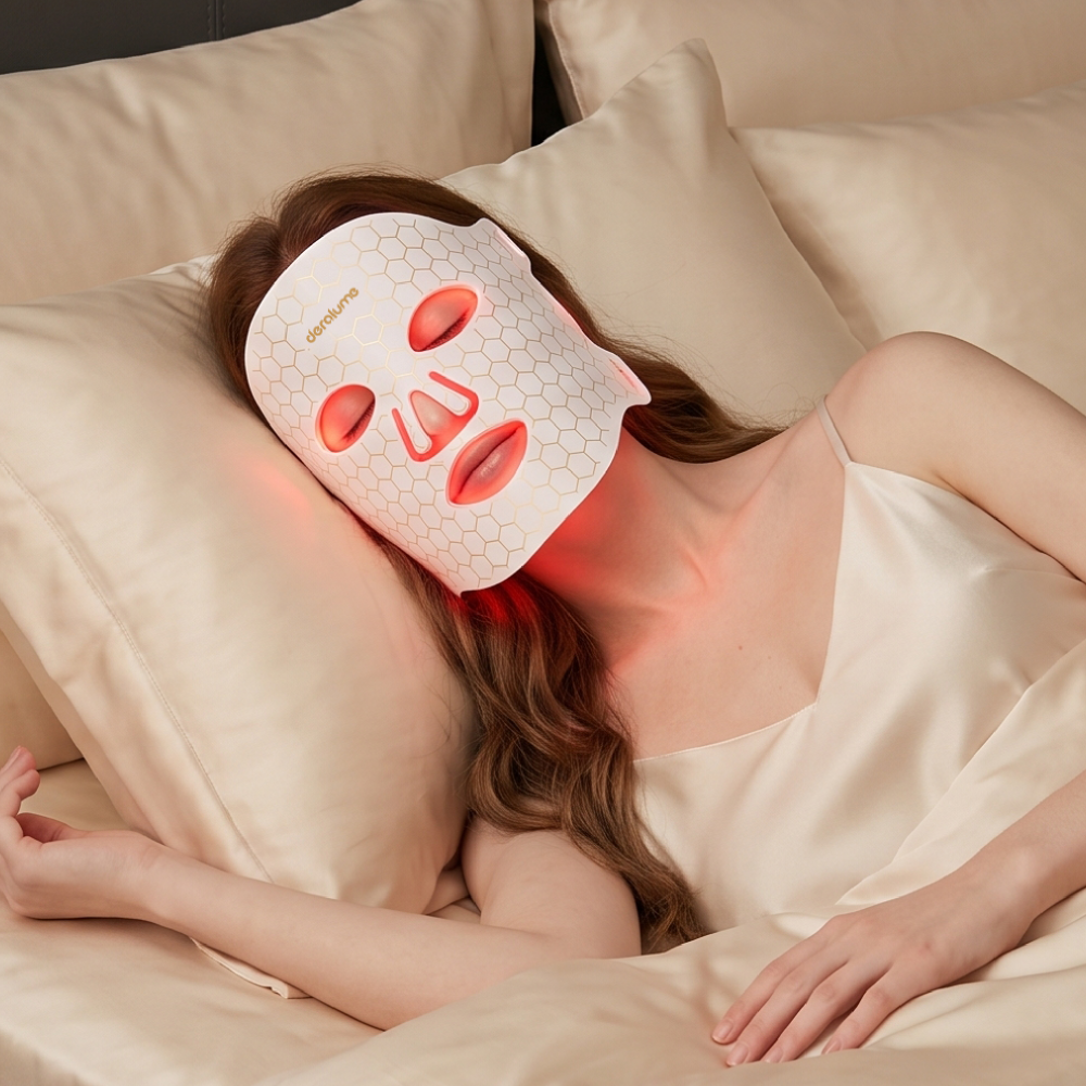 Deralume LED Face Mask Pro – 7-Color Light Therapy for Skincare-