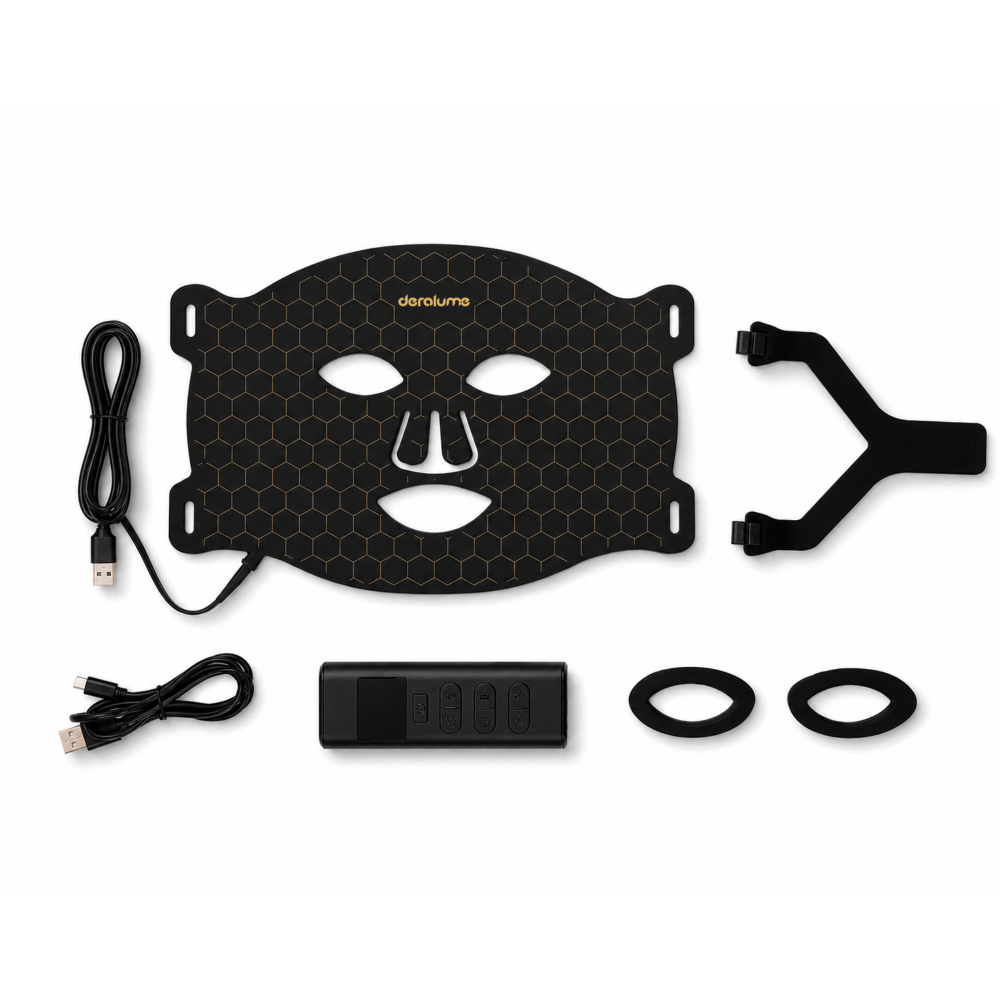 Deralume LED Face Mask Pro – 7-Color Light Therapy for Skincare