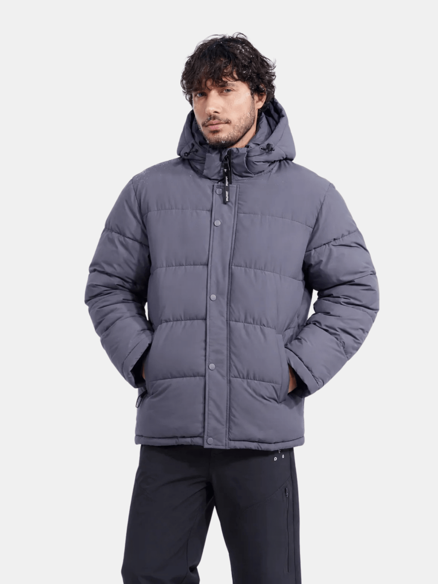 Men's Detachable-Hooded Puffer Jacket - product image 2