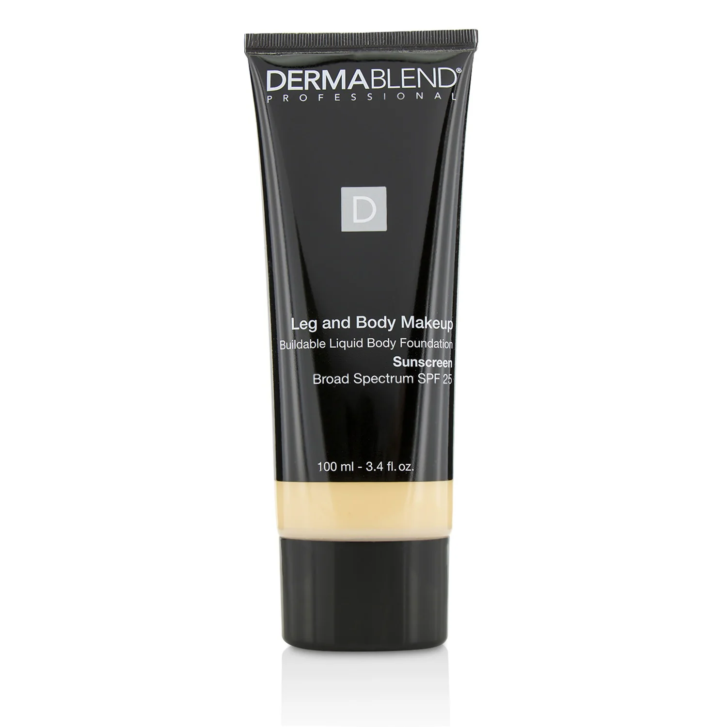 Dermablend Leg and Body Make Up Buildable Liquid Body Foundation Sunscreen Broad Spectrum SPF 25 - #Light Beige 35C 100ml/3.4oz