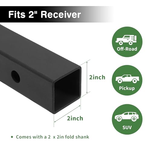 Leader Accessories Trailer Hitch Cargo Carrier Rack, 60"x24"x6" Folding Cargo Carrier Hitch Mount, Vehicle Cargo Basket for SUV, RV, Truck, Van
