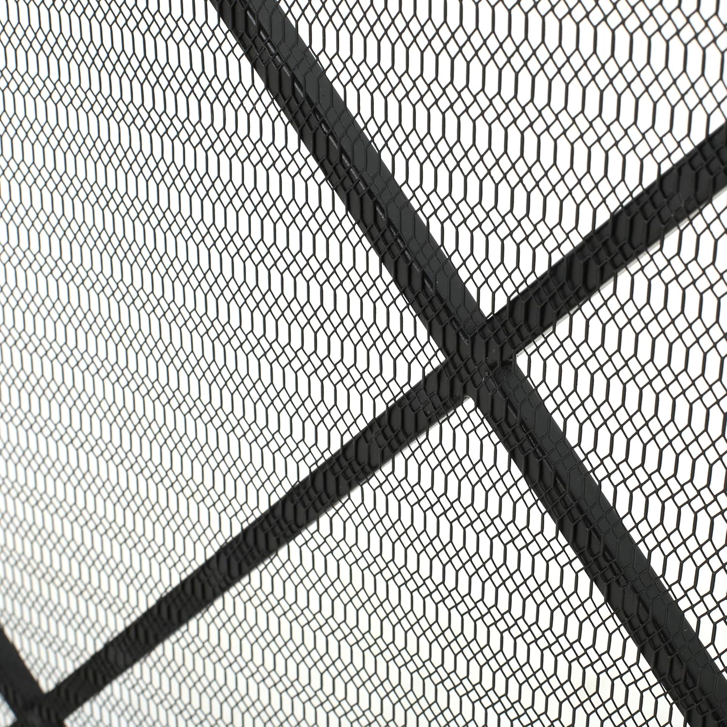 Christopher Knight Home Howell Single Panel Iron Fireplace Screen, Black