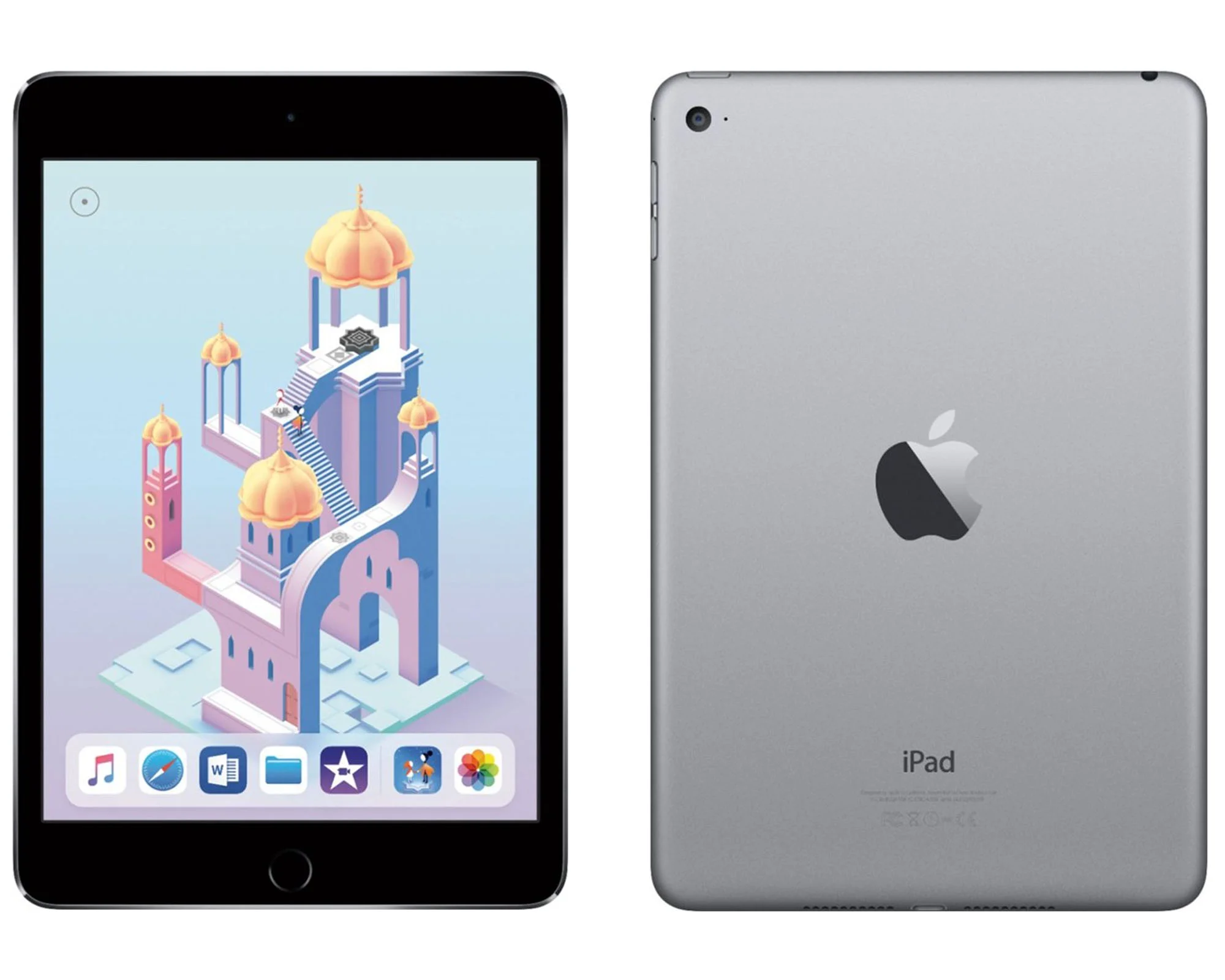 Restored Apple iPad Mini 4 64GB Tablet (Gray) (Refurbished)