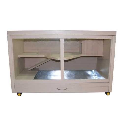 New Age Pet Eco-Concepts Park Avenue Small Animal Indoor Hutch, 39.4 L X 19.7 W X 23.6 H - Pet Supplies online store