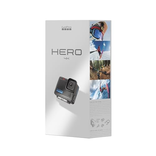 GoPro Hero - Compact Waterproof Action Camera with 4K Ultra HD Video, 12MP Photo, Touch Screen