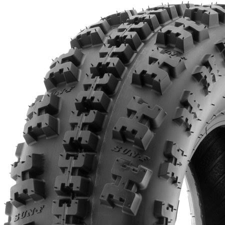 Sunf All Terrain ATV UTV Tires 22x7-11 6 PR A027 (Single), Black - Avayadevconnect