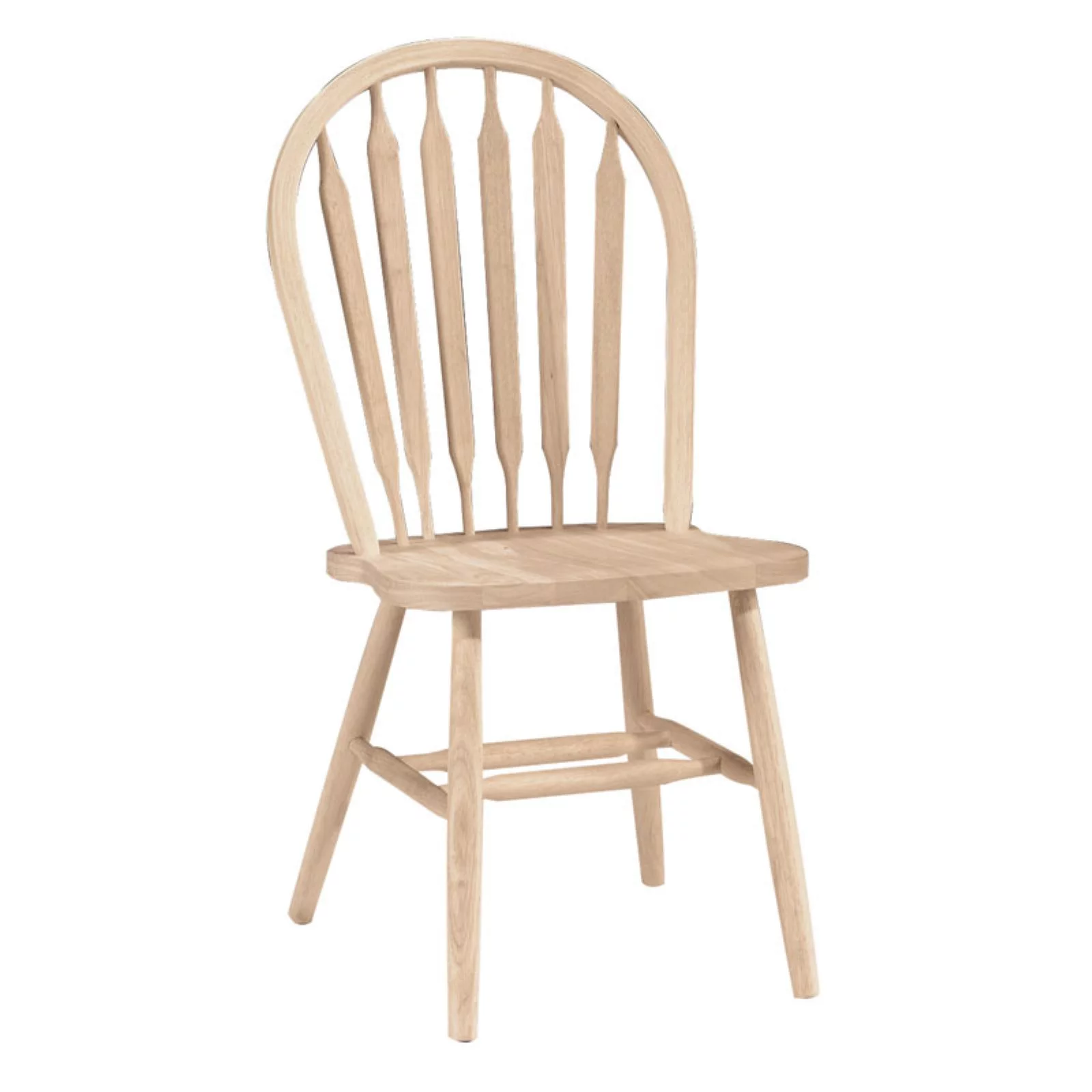 International Concepts Unfinished 37" High Arrowback Dining Chair