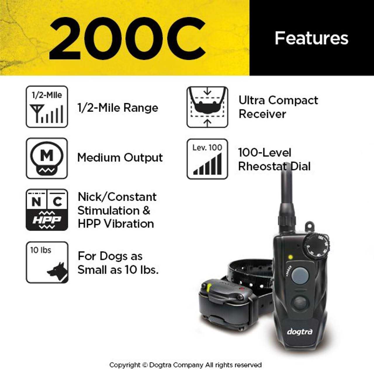 Dogtra Remote Training Collar 2-Dog 202C - Pet Supplies online store