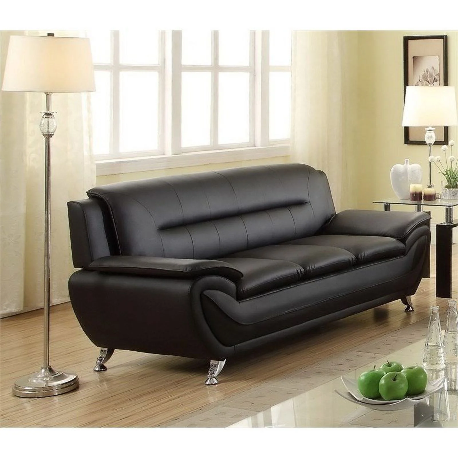 Casta 3 piece living room set-Black