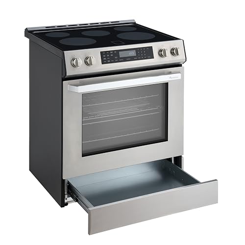 Rangaire Stainless Steel Gas/Electric/Induction Range 4 and 5 Cooktop Burners, True Convection, Steam and Self Clean