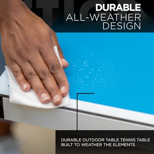 STIGA XTR Professional Outdoor Table Tennis Tables – All Weather Aluminum Waterproof Outdoor or Indoor Design with Net & Post