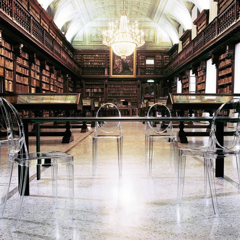 Kartell Victoria Ghost Chair Solid - Polycarbonate Black - 4857000000