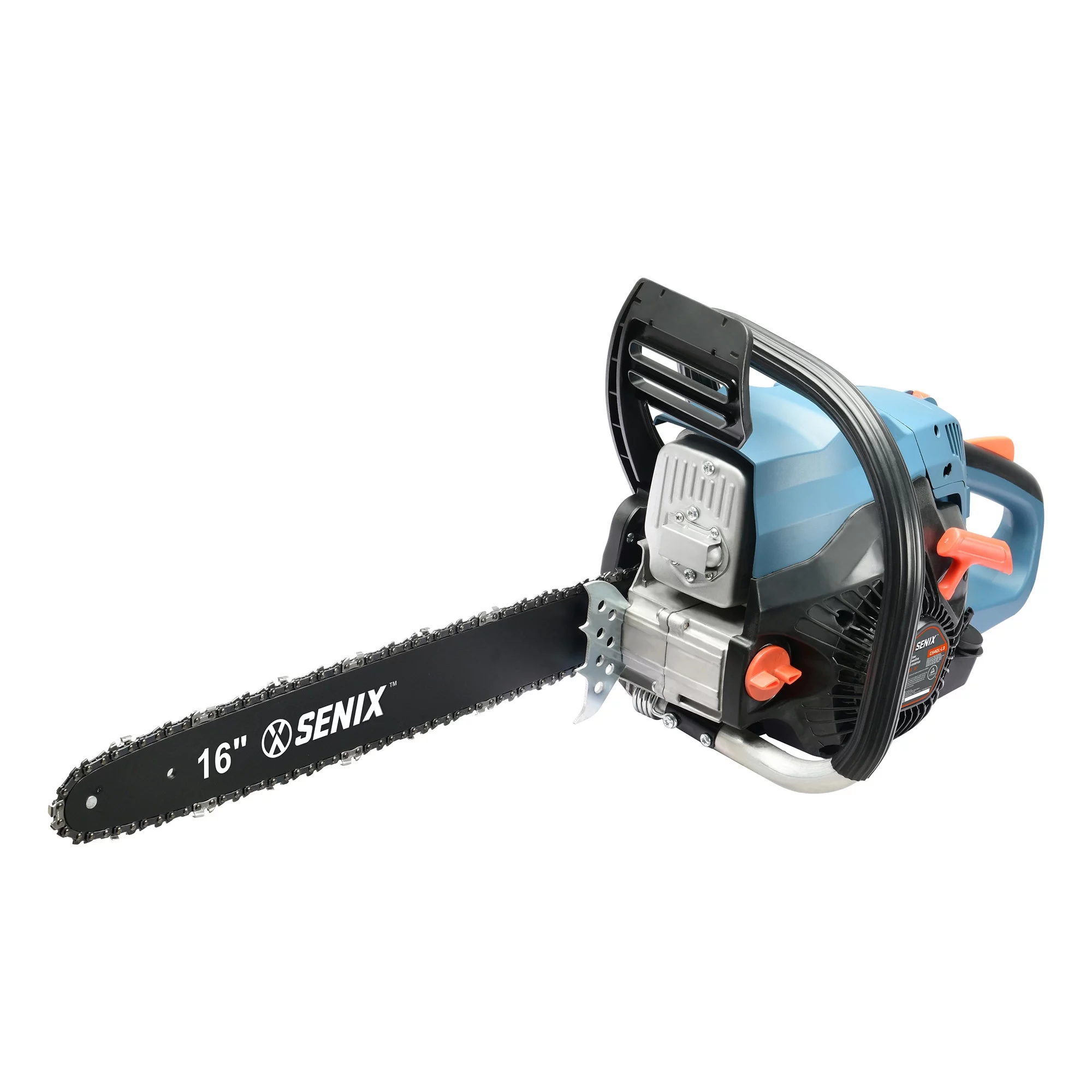 SENIX 49 cc 4-Cycle Gas Powered Chainsaw, 18-Inch Oregon Bar and Chain, CS4QL-L1