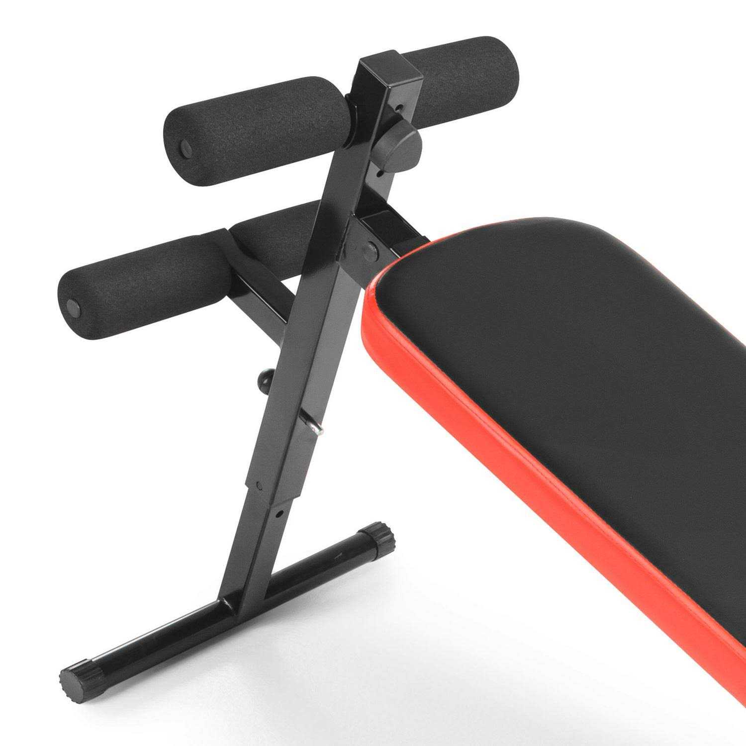 Marcy SB-4606 Utility Slant Board - Black (Black/Red) - Sports Supplies Online Store
