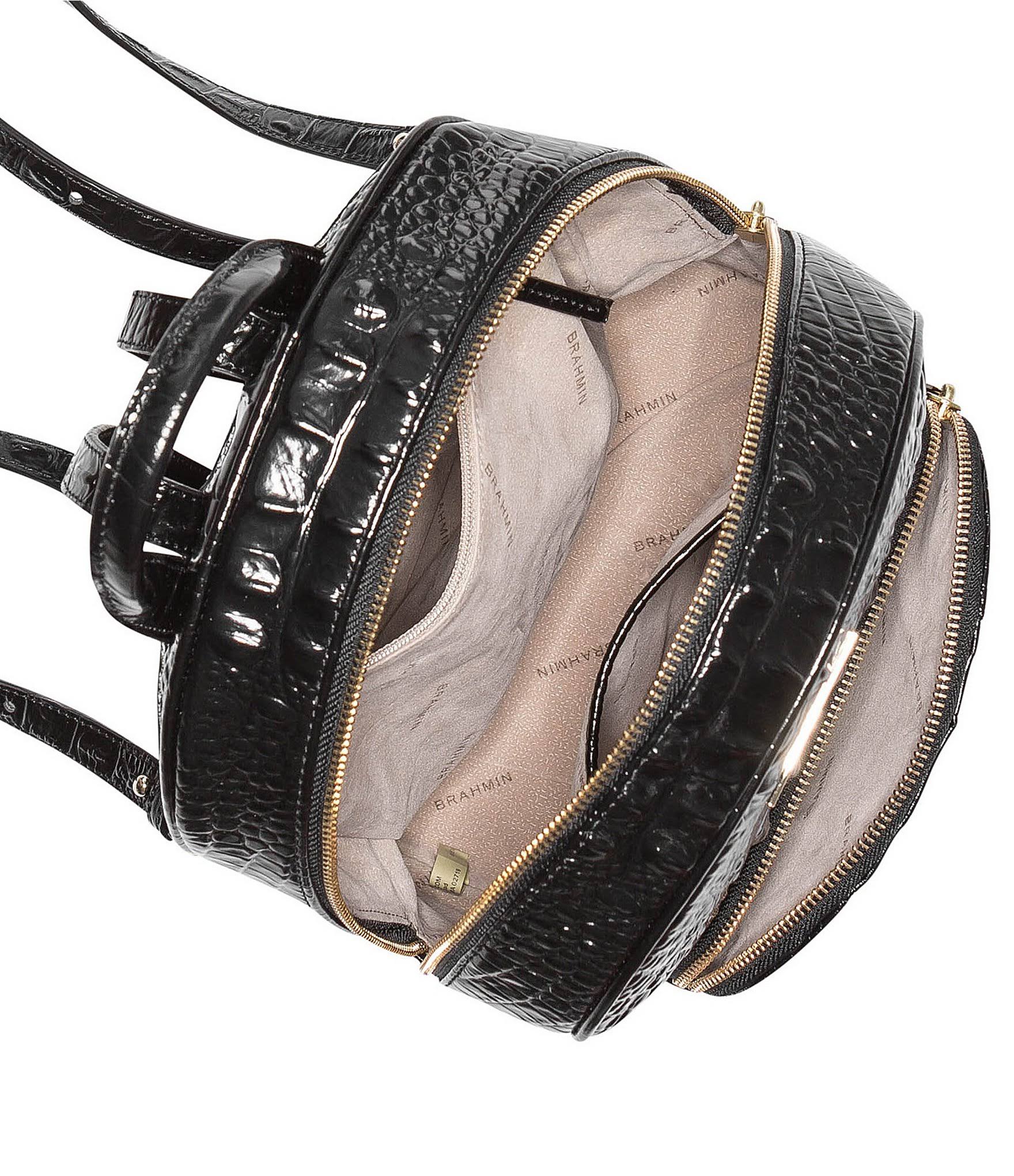 Brahmin Pecan Melbourne Collection Mini Dartmouth Backpack